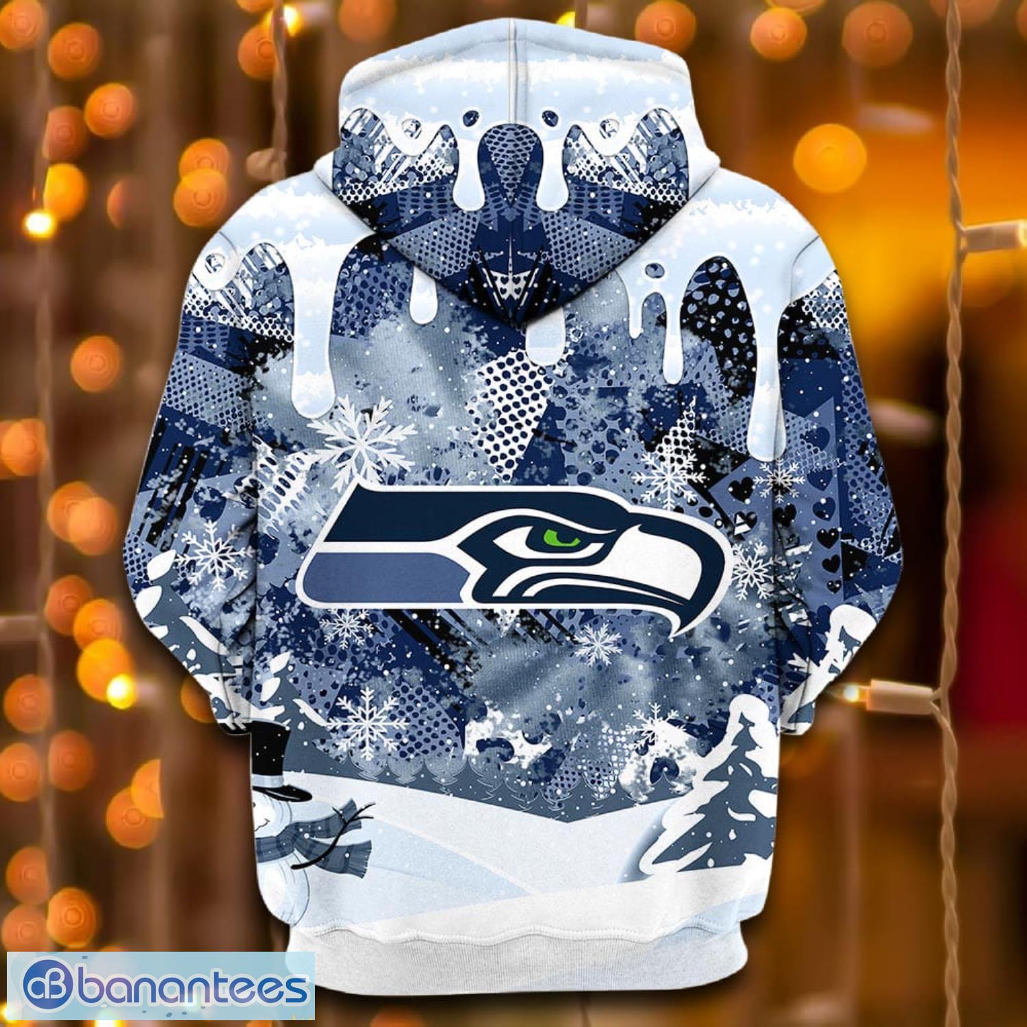 Merry Christmas Season 2023 Seattle Seahawks 3D Hoodie Christmas