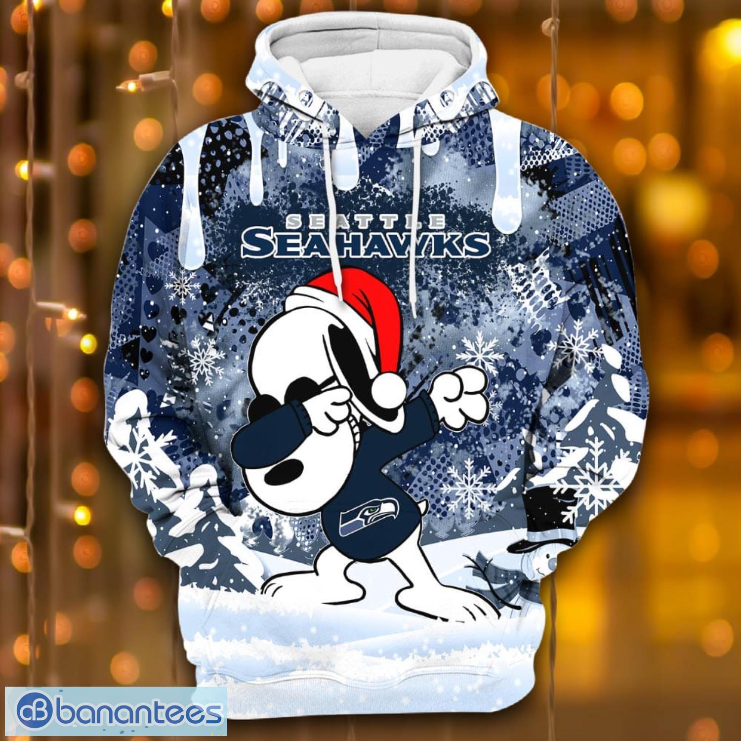 Christmas Snoopy Seattle Seahawks Shirt