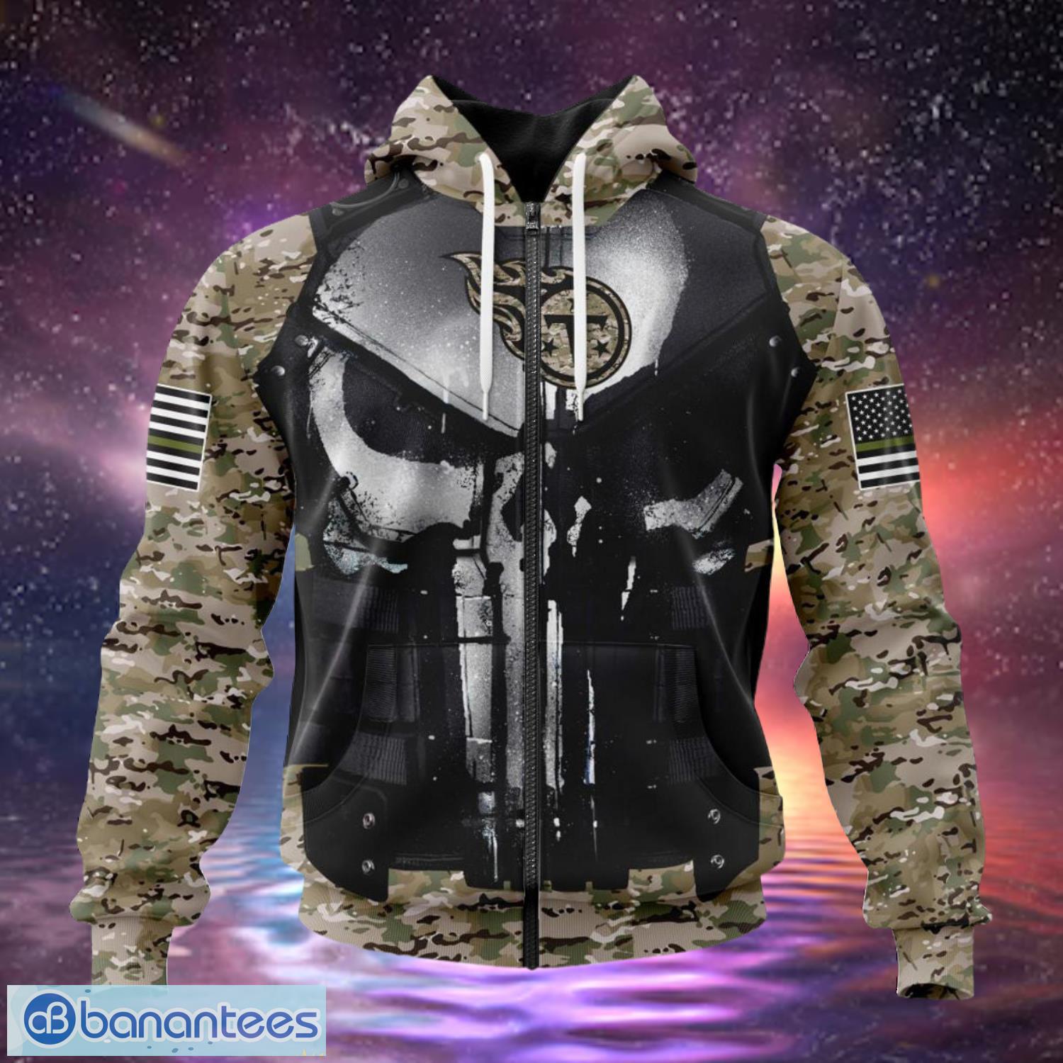 NFL Tennessee Titans Special Expendables Skull Design Hoodie - Torunstyle