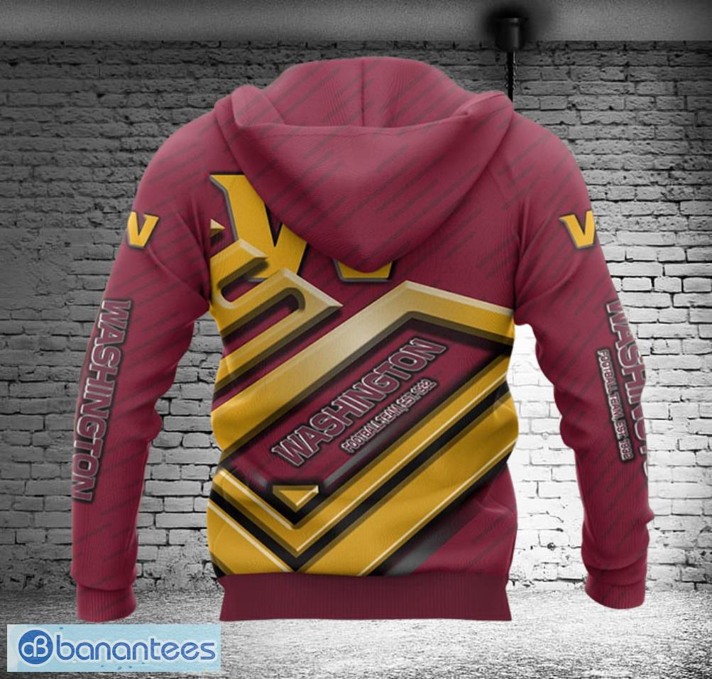 Washington Commanders Zip Up Hoodies Full Over Print Product Photo 2