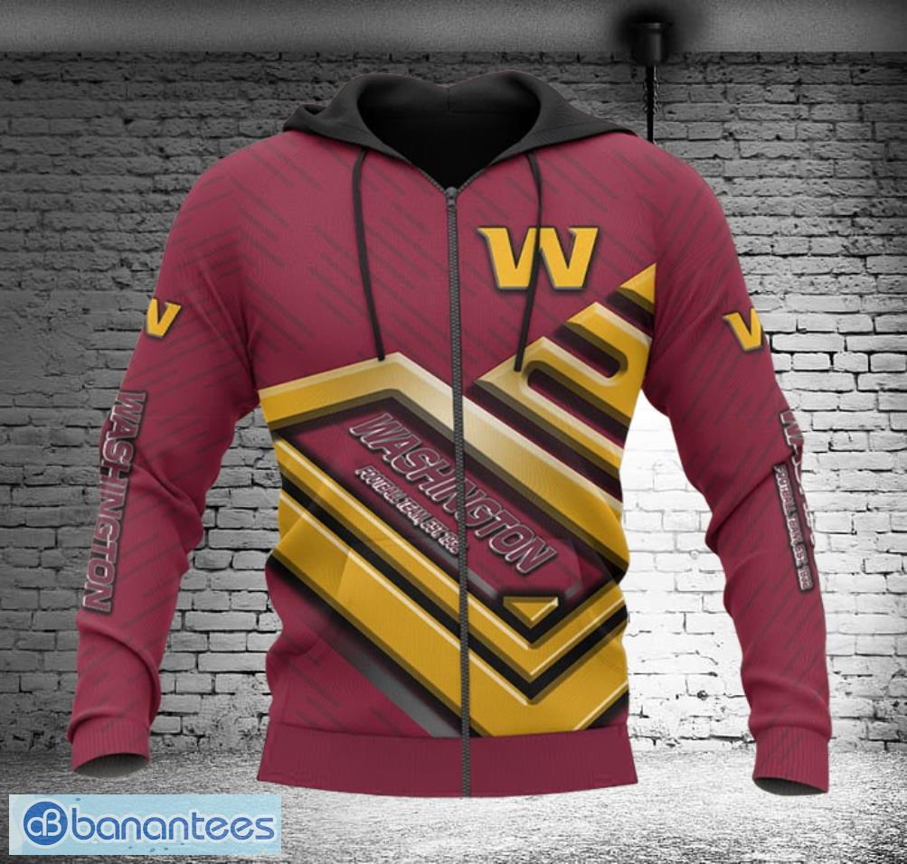 Washington Commanders Zip Up Hoodies Full Over Print Product Photo 1