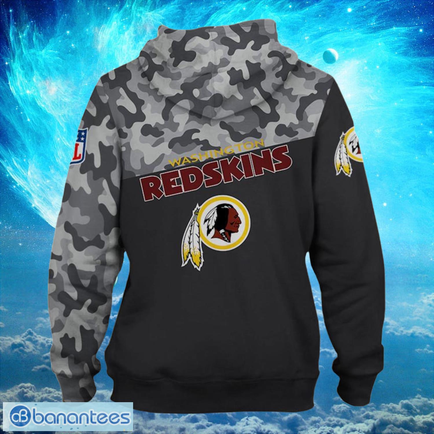 Washington Redskins Logo Dark Hoodies Full Over Print Product Photo 2