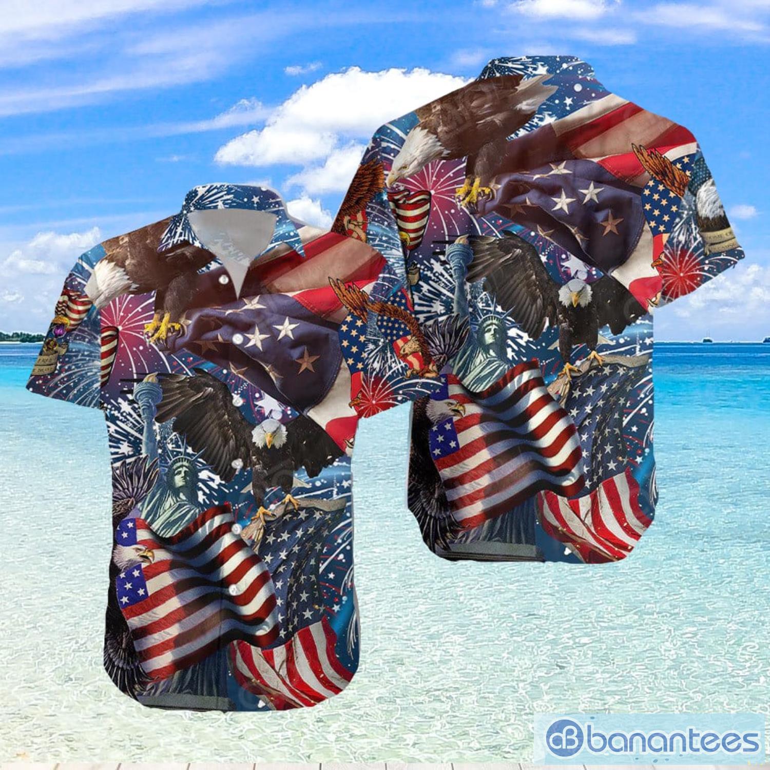 BEST NFL Chicago Bears Hawaiian Shirt Graphic American Flag Print This  Summer Gift For Fans Hot