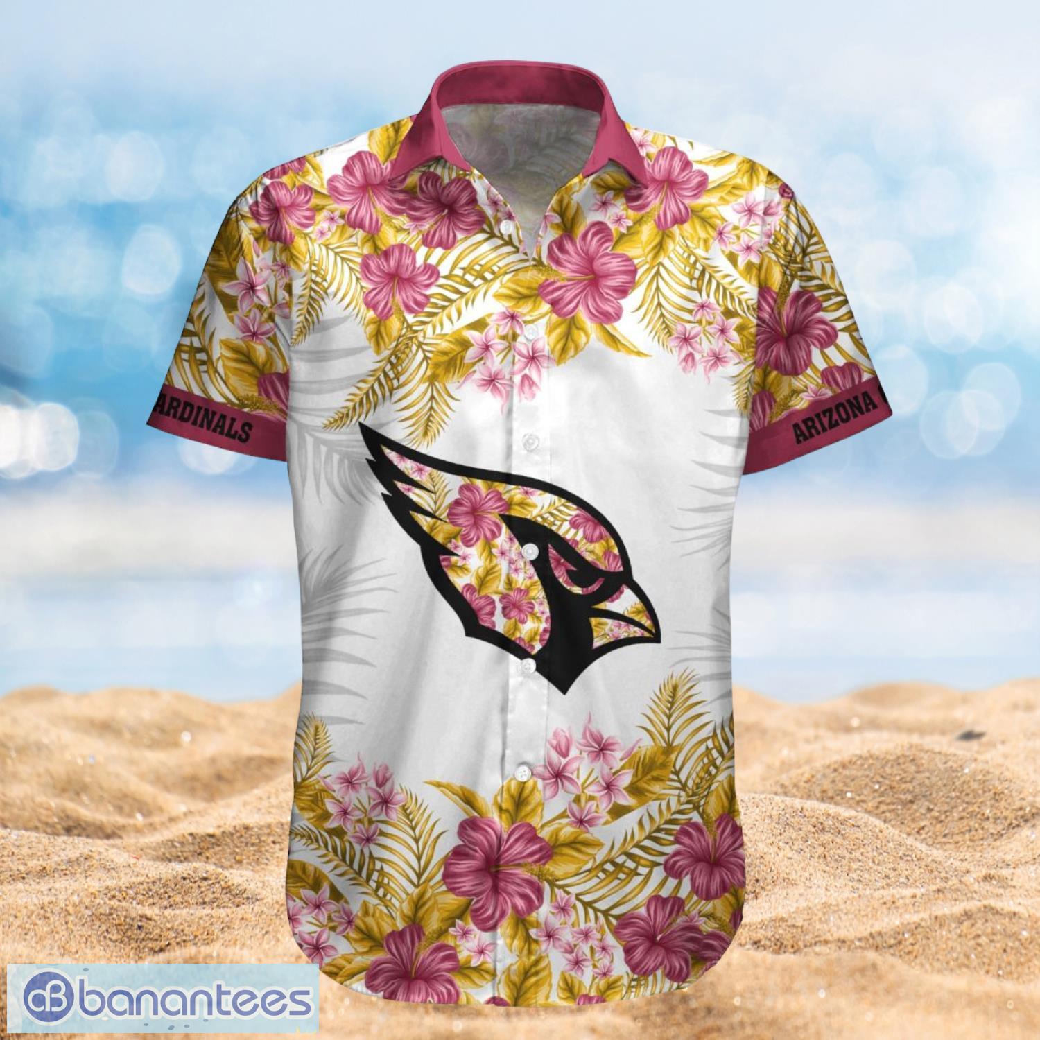 Arizona Cardinals Summer Beach Shirt and Shorts Full Over Print Product Photo 1