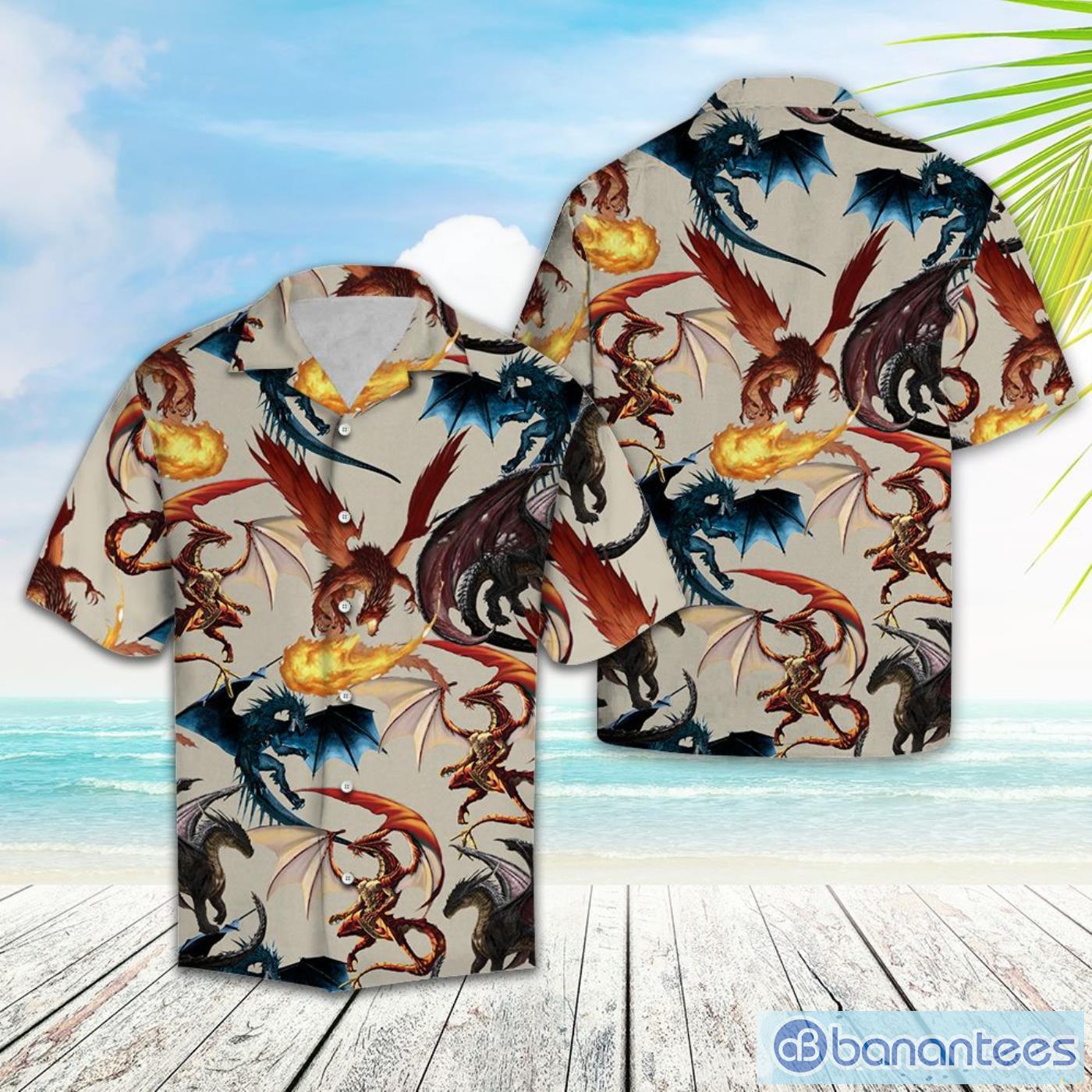 Awesome Dragon Aloha Hawaiian Shirt Summer Gift Product Photo 1