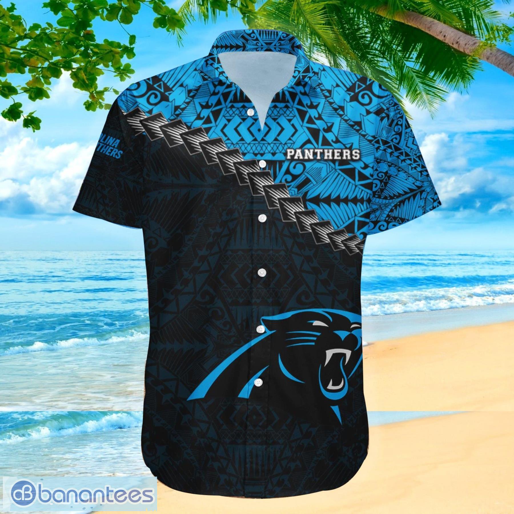 Personalize NFL Carolina Panthers Polynesian Tattoo Design