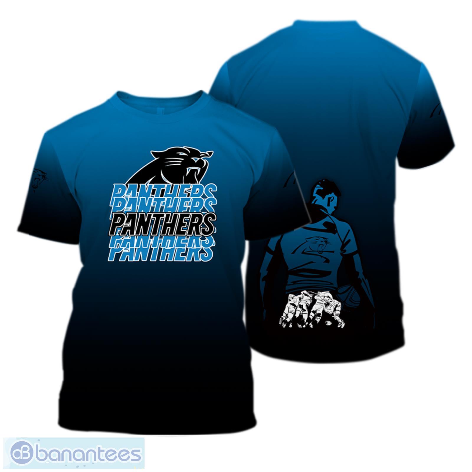 Carolina Panthers Vintage 3D T-Shirts - Banantees