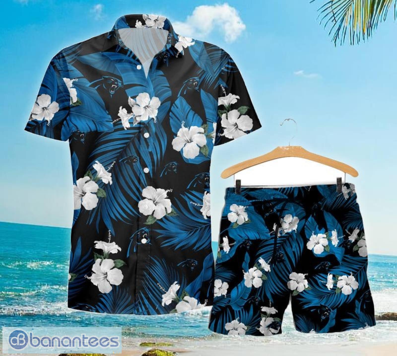 Carolina Panthers Hawaiian Shirt, Shorts, Combo Hawaiian Shirt And