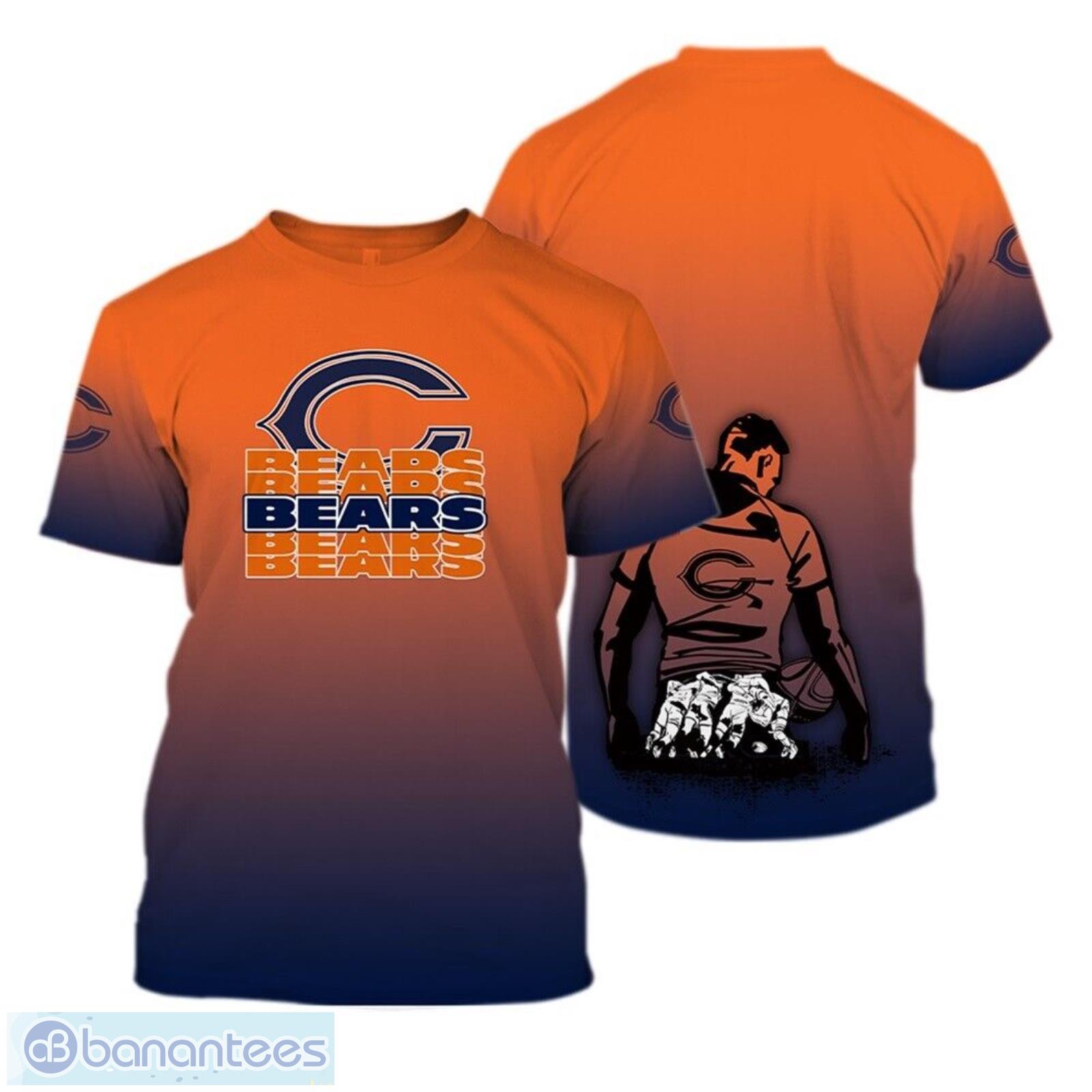 Chicago Bears Vintage 3D T-Shirts