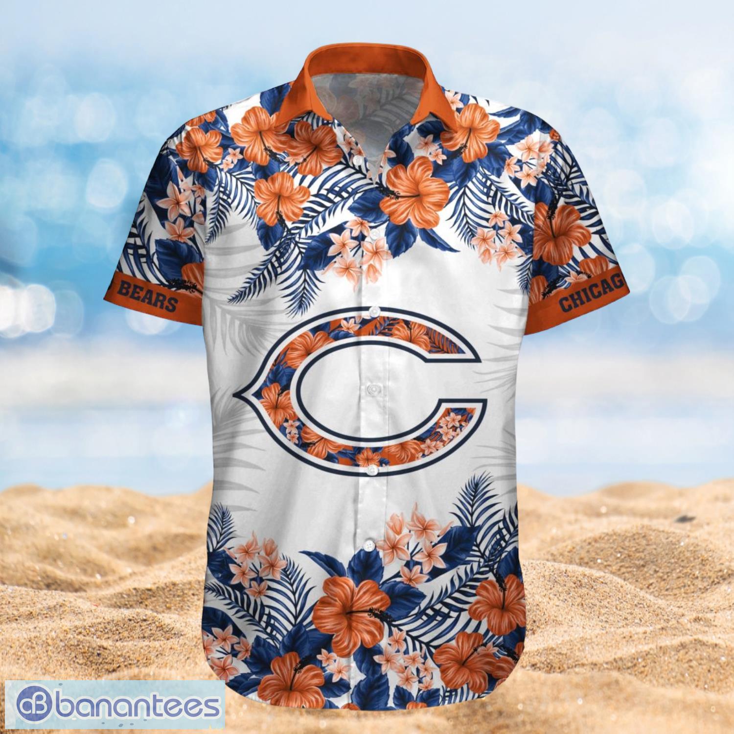 Chicago Bears Summer Beach Shirt and Shorts Full Over Print Product Photo 1