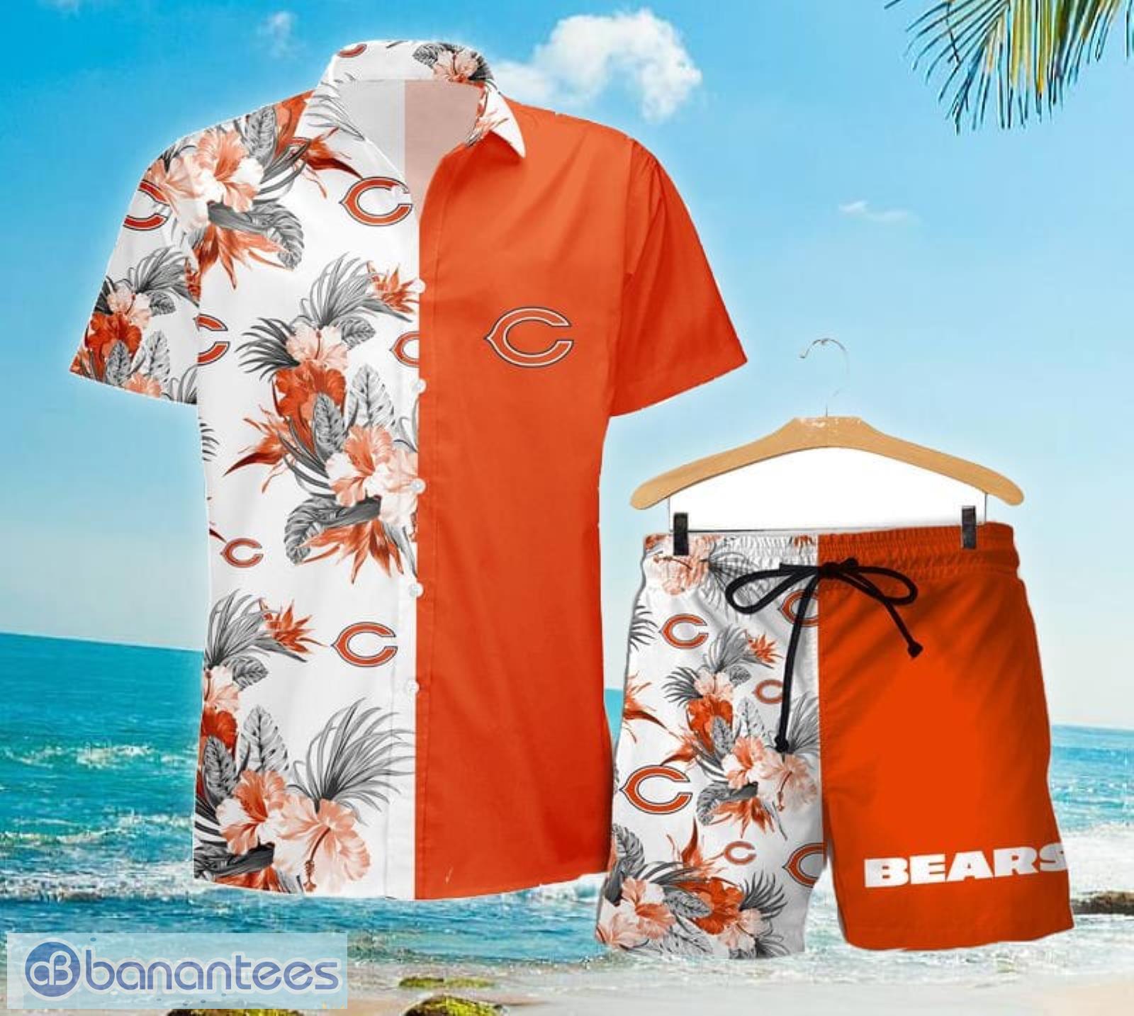 LIMITED] Chicago Bears NFL-Summer Hawaiian Shirt And Shorts, With Tropical  Patterns For Fans