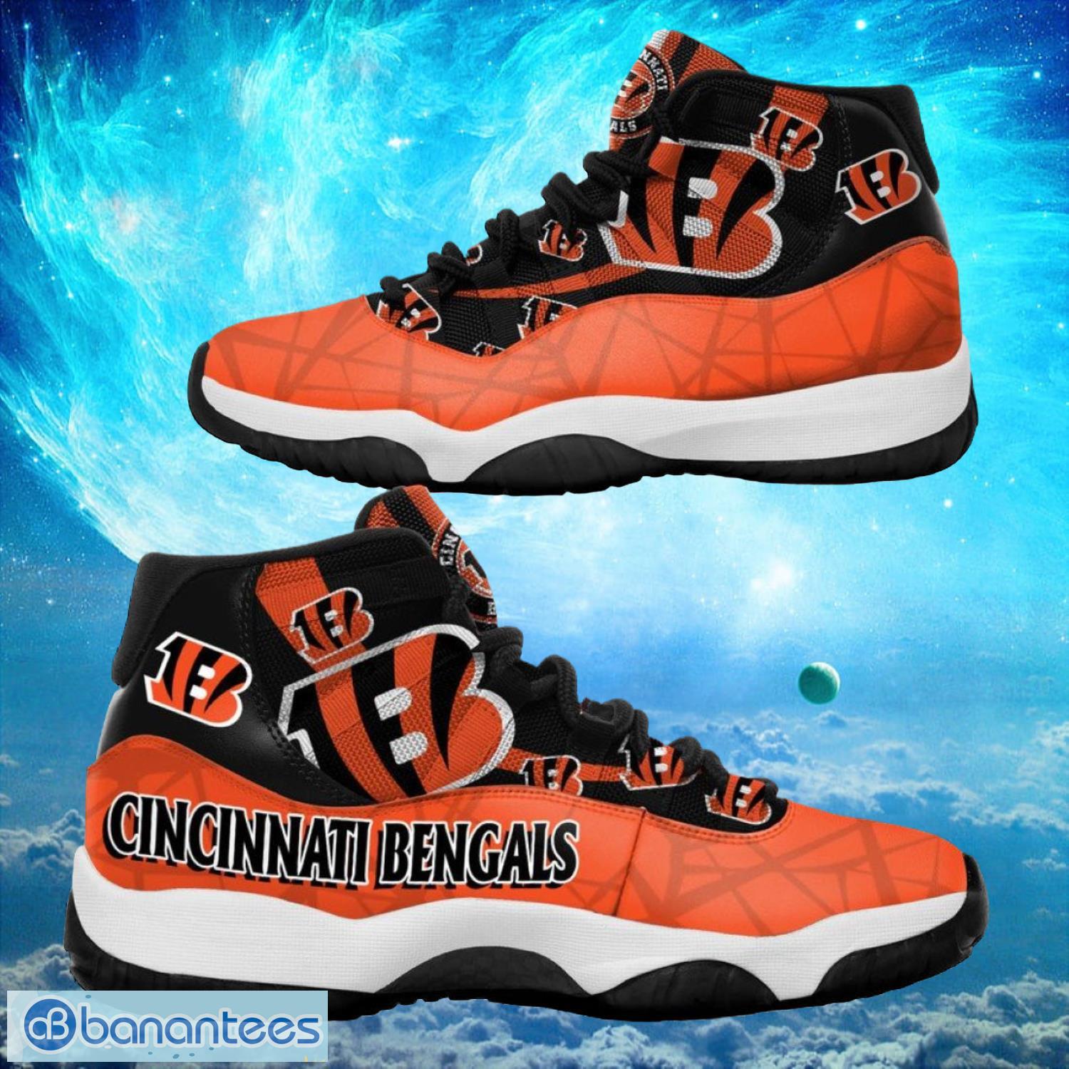 Cincinnati Bengals NFL Air Jordan 11 Sneakers Shoes Gift For Fans Product Photo 1