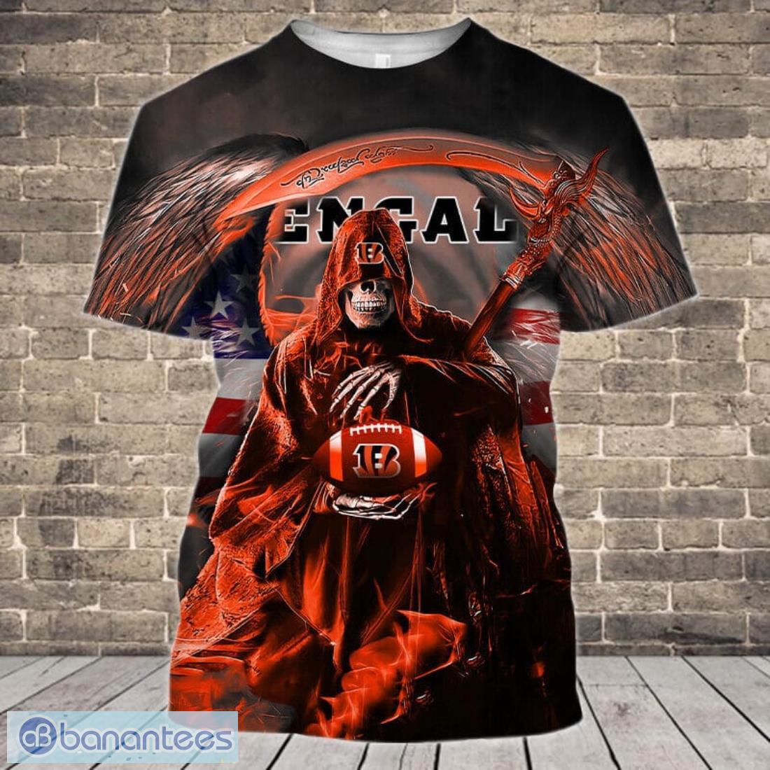 Cincinnati Bengals Vintage 3D T-Shirts - Banantees