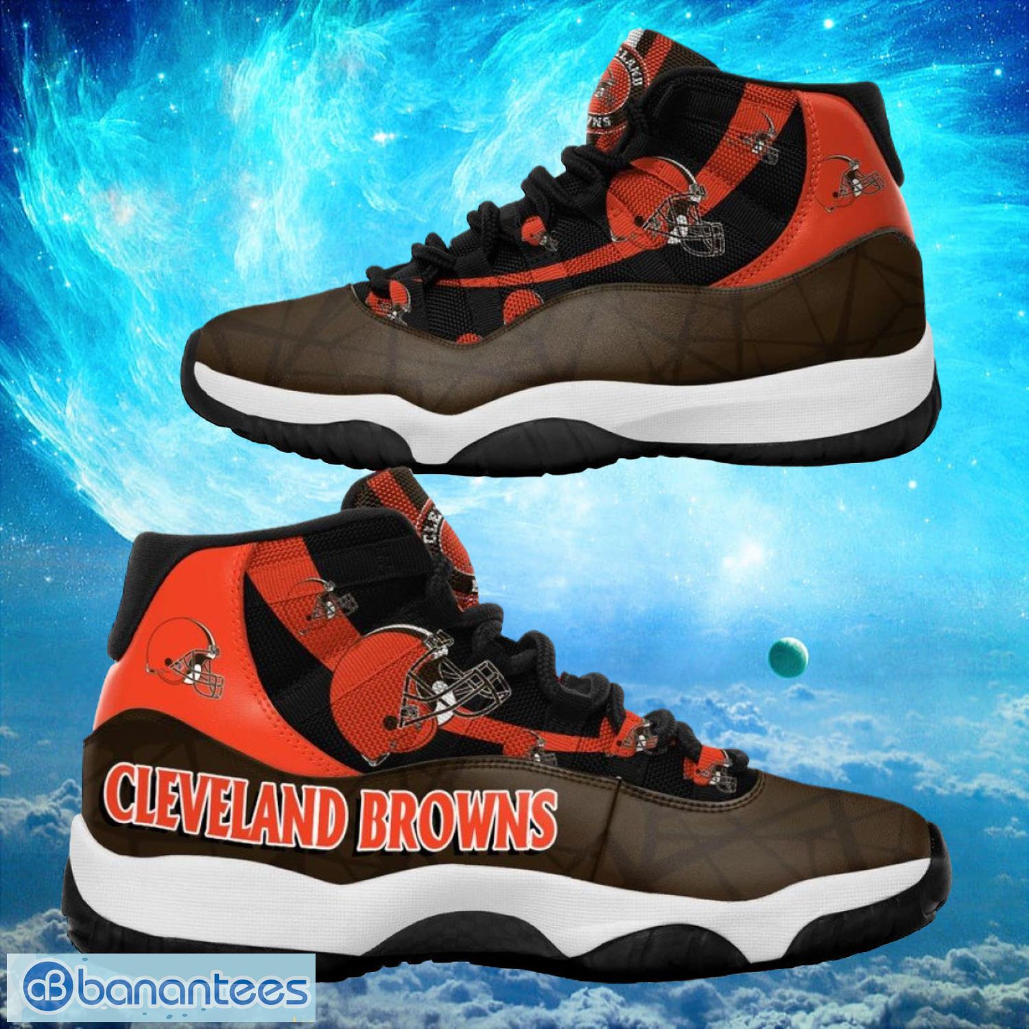 Cleveland Browns NFL Air Jordan 11 Sneakers Shoes Gift For Fans Product Photo 1