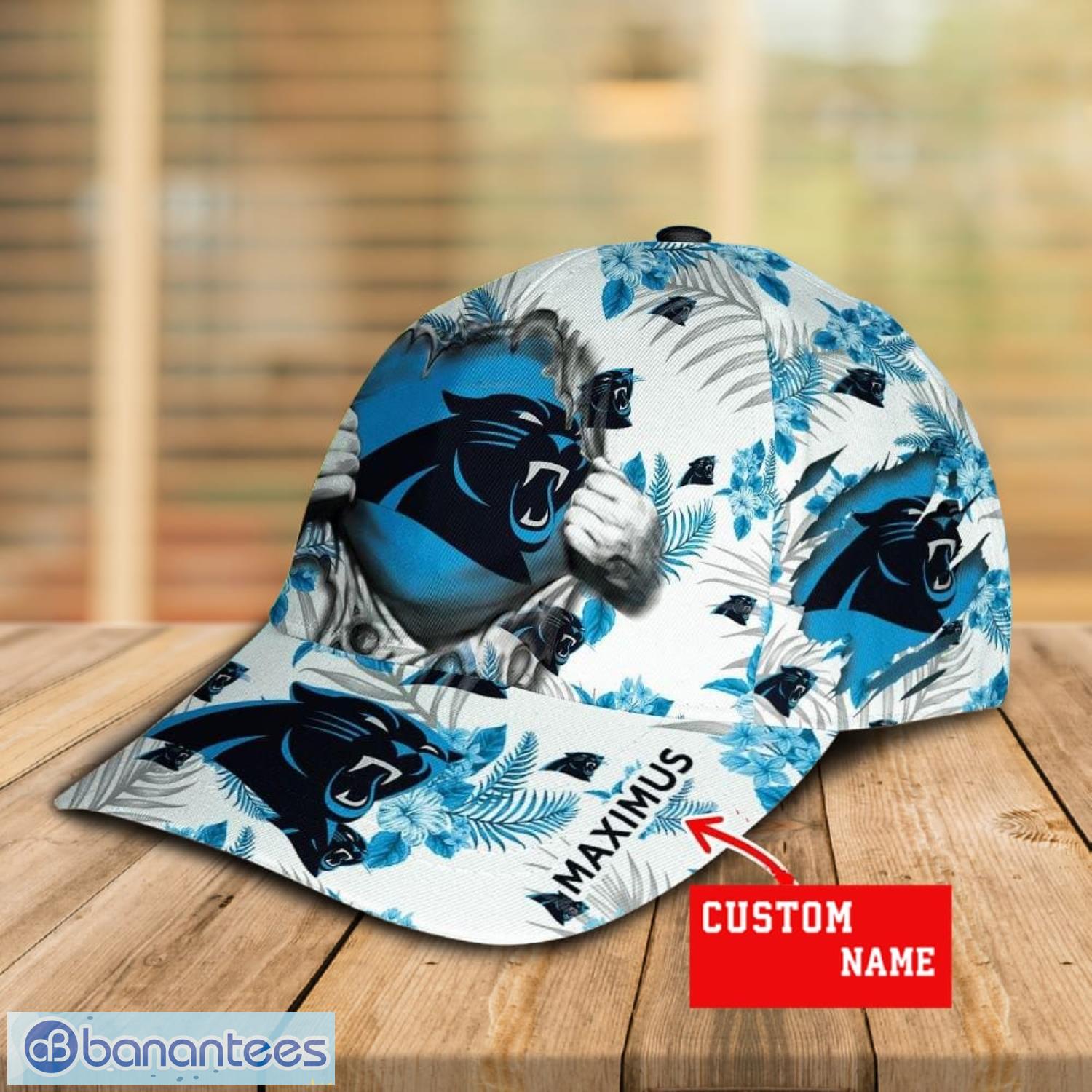 Carolina Panthers Personalized NFL Classic Cap 3D Gift For Fans