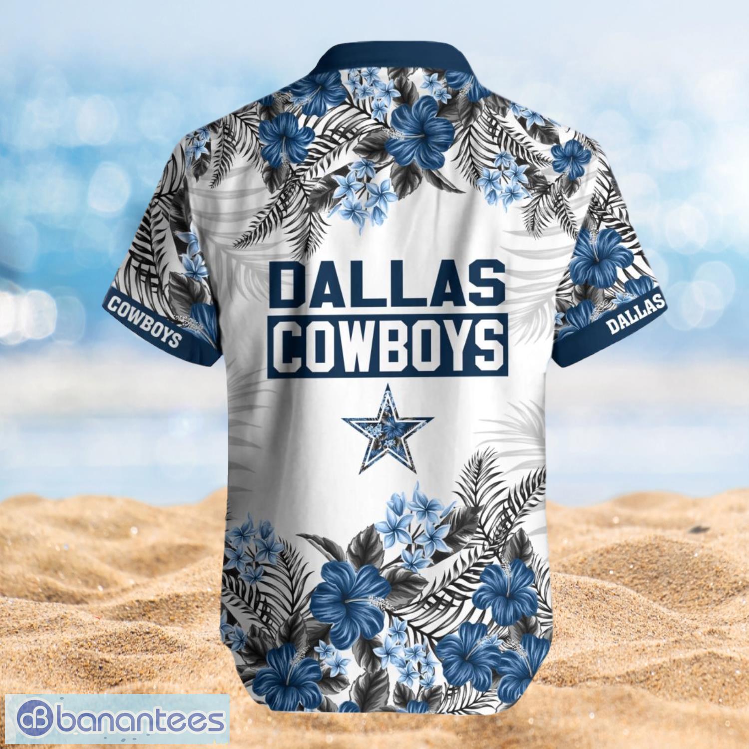 Dallas Cowboys Summer Beach Shirt and Shorts Full Over Print Product Photo 2