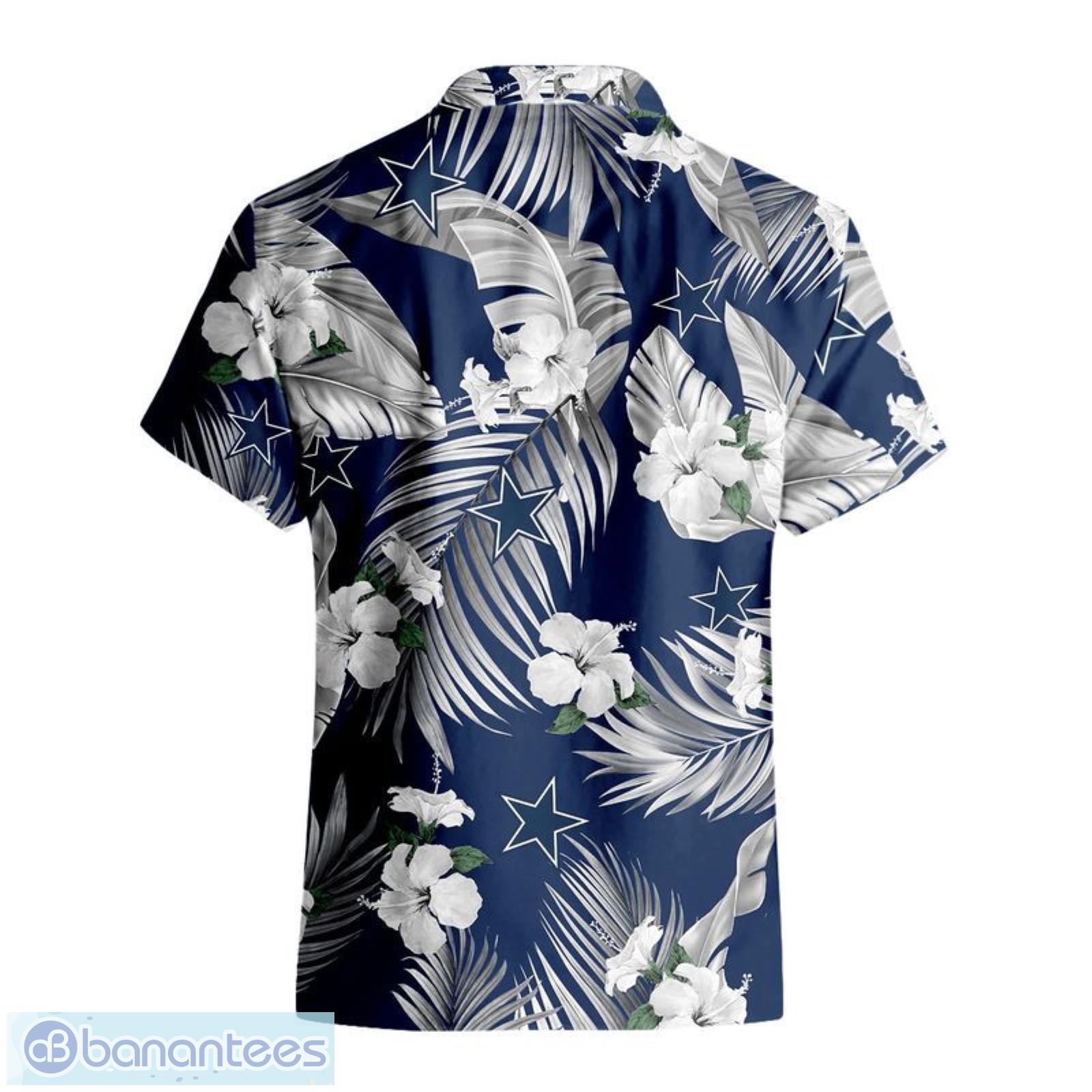 Dallas Cowboys NFL Flower 3D Hawaiian Shirt And Short For Fans - Banantees