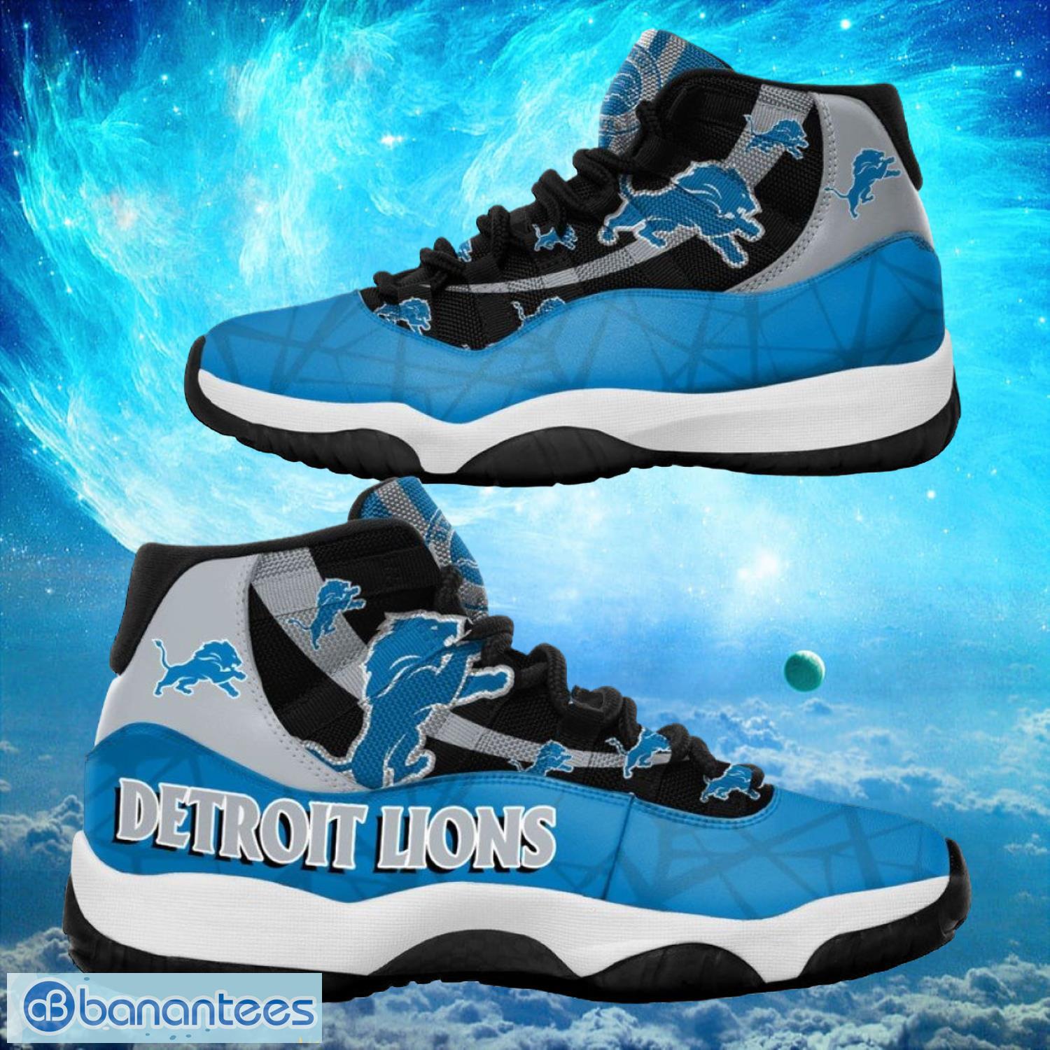 Detroit Lions NFL Air Jordan 11 Sneakers Shoes Gift For Fans Product Photo 1