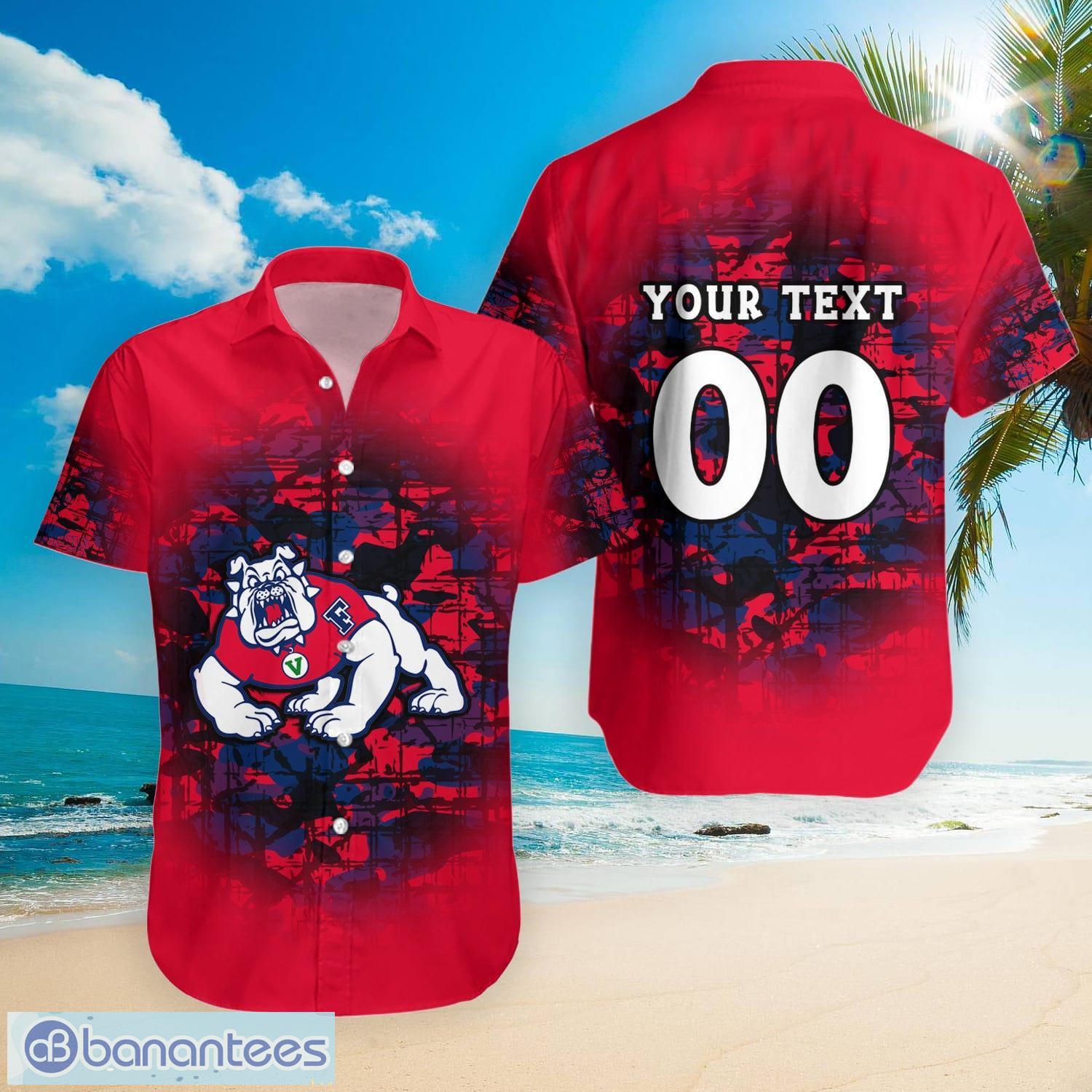 HOT Atlanta Falcons Big Logo Personalized Name And Number Hawaiian Shirt