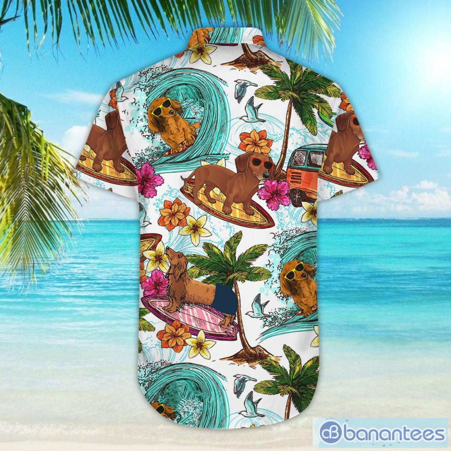 Funny Dachshund Shirts Funny Dachshund Wearing Glasses Hawaiian Shirt And Shorts Dachshund Gift - Funny Dachshund Shirts - Funny Dachshund Wearing Glasses Hawaii Shirt - Dachshund Gift_5