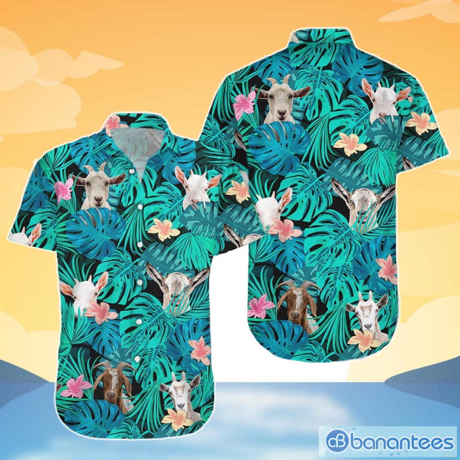 Goat Trendy Hawaiian Shirt, Farm Lover Hawaii Shirt For Men