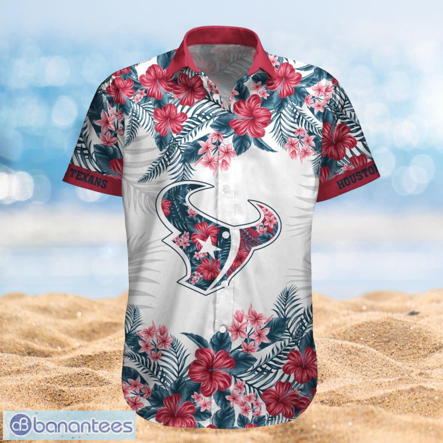 Houston Texans Summer Beach Shirt and Shorts Full Over Print Product Photo 1