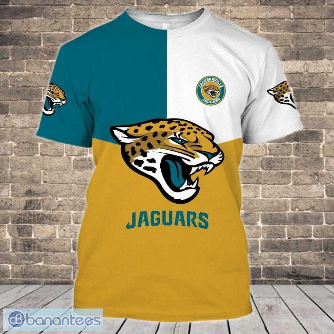 NFL T Shirt For Sale 3D Custom Jacksonville Jaguars T