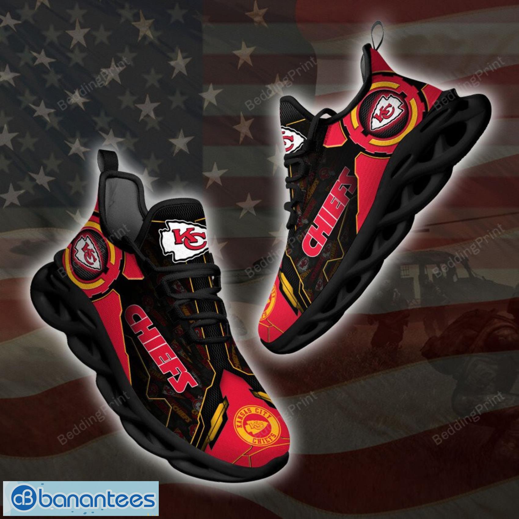 NFL Kansas City Chiefs Red White Max Soul Shoes Gift For Fans Sport