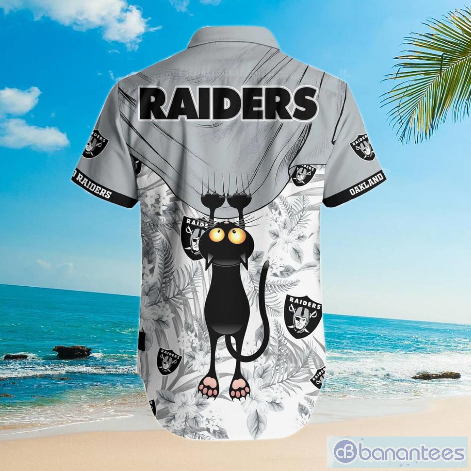 Las Vegas Raiders NFL 3D All Over Printed Hawaiian Beach Shirt