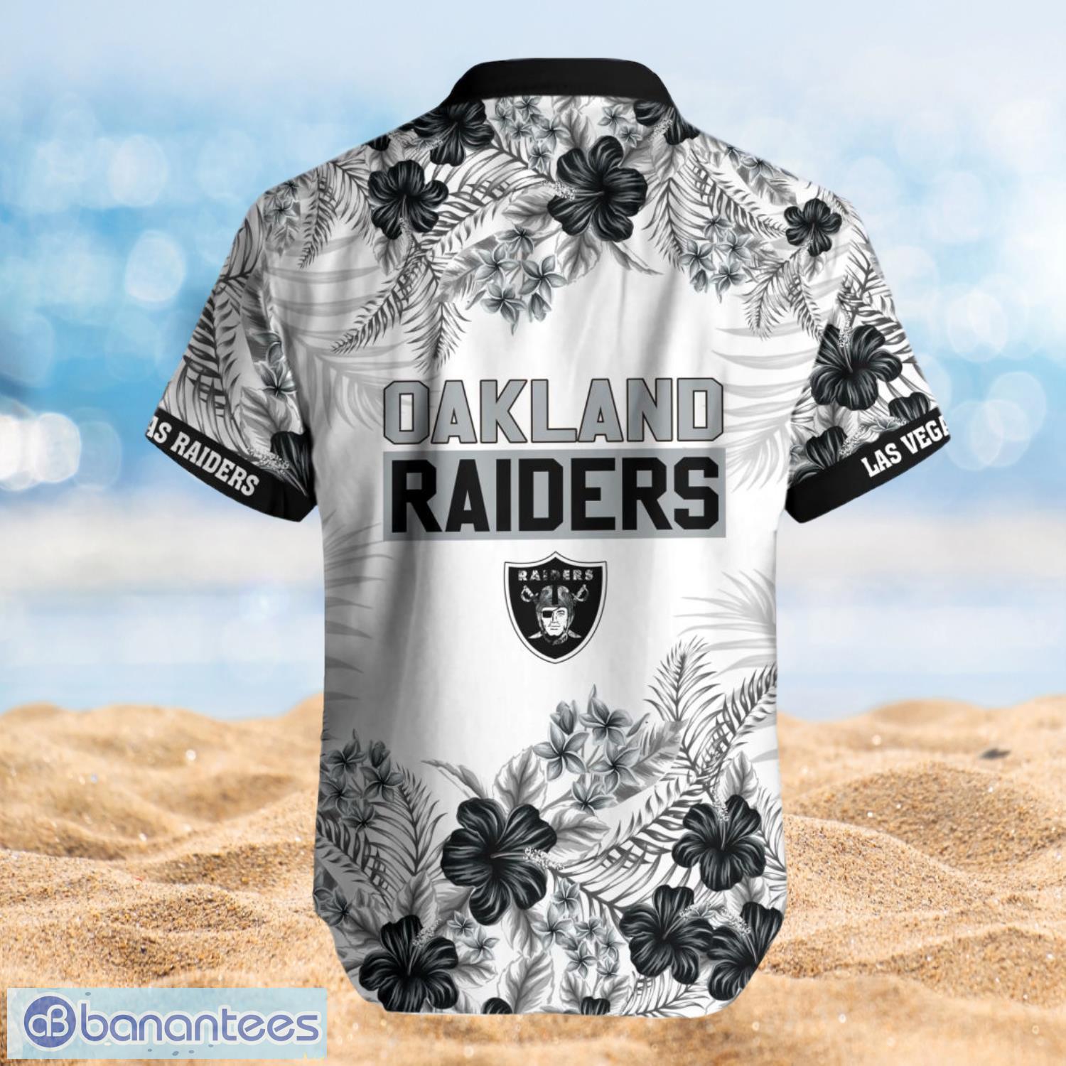 Las Vegas Raiders Summer Beach Shirt and Shorts Full Over Print Product Photo 2