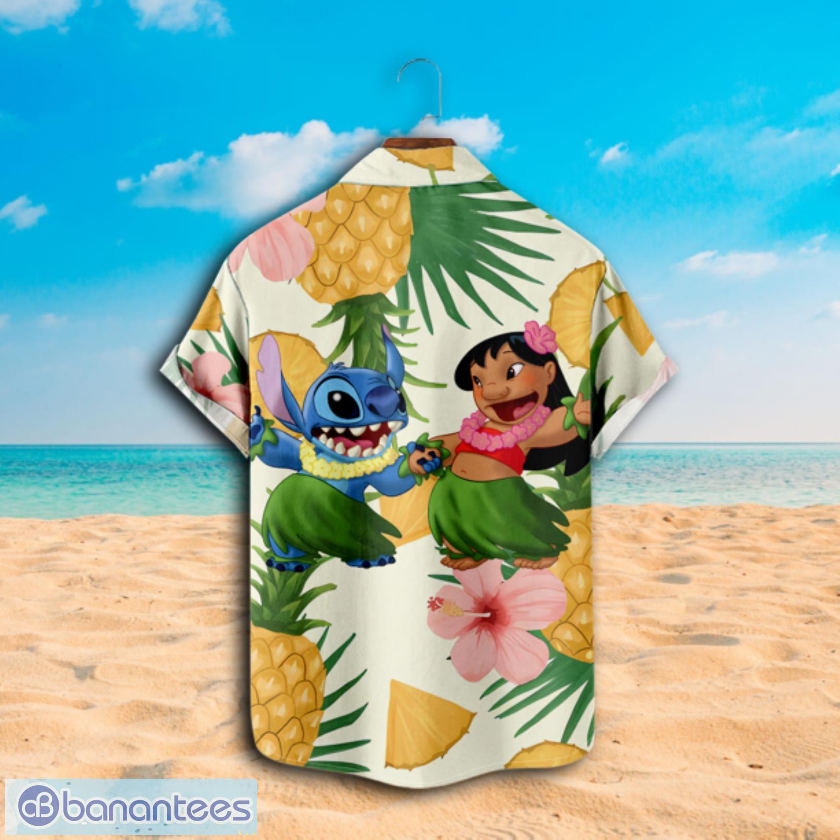 Lilo & Stitch Summer Tropical Stitch Hibiscus Hawaiian Shirt