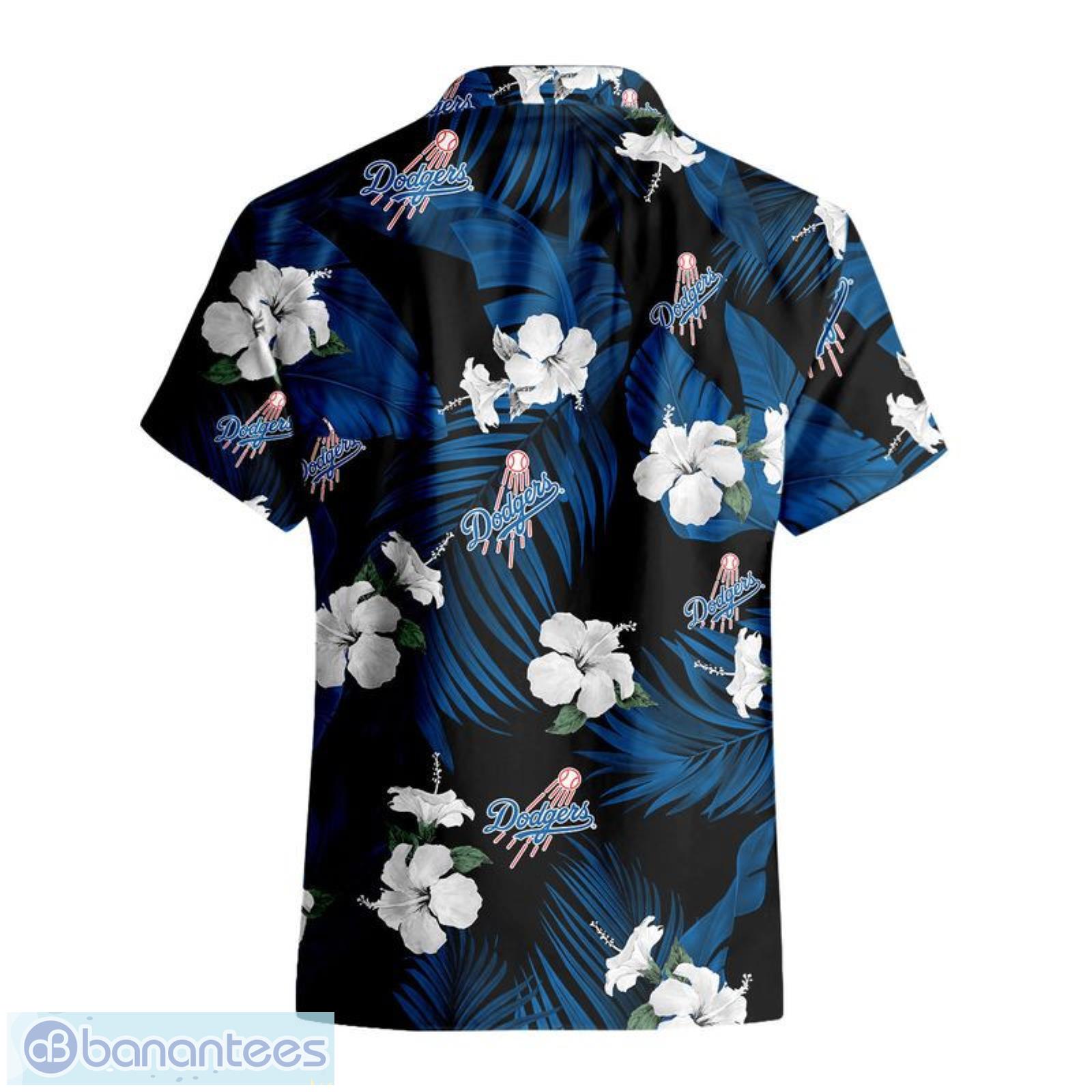 La Dodgers Tropical Pattern Hawaiian Shirt