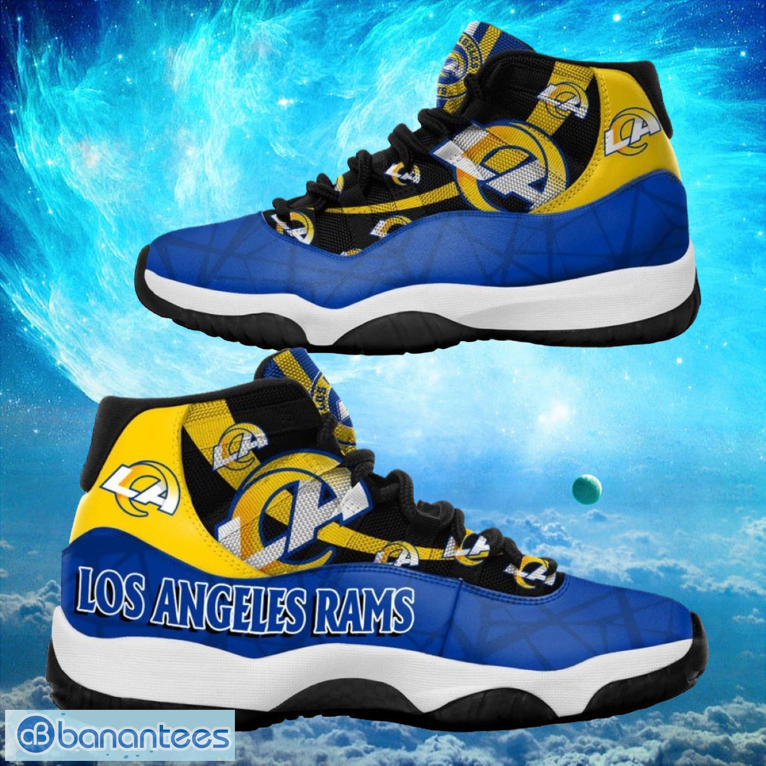 Los Angeles Rams NFL Air Jordan 11 Sneakers Shoes Gift For Fans Product Photo 1