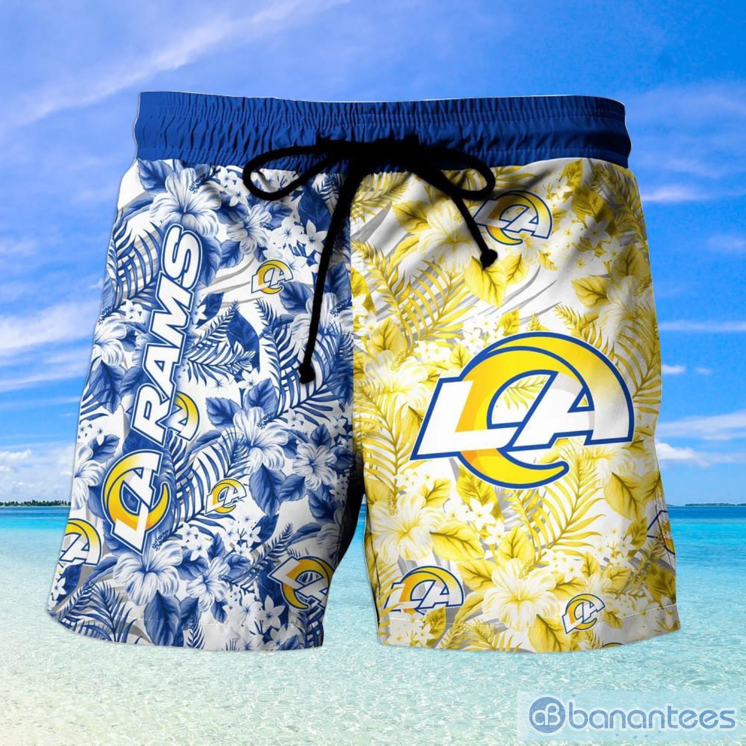 Los Angeles Rams NFL Flower Full Printing Unisex Hawaiian Shirt