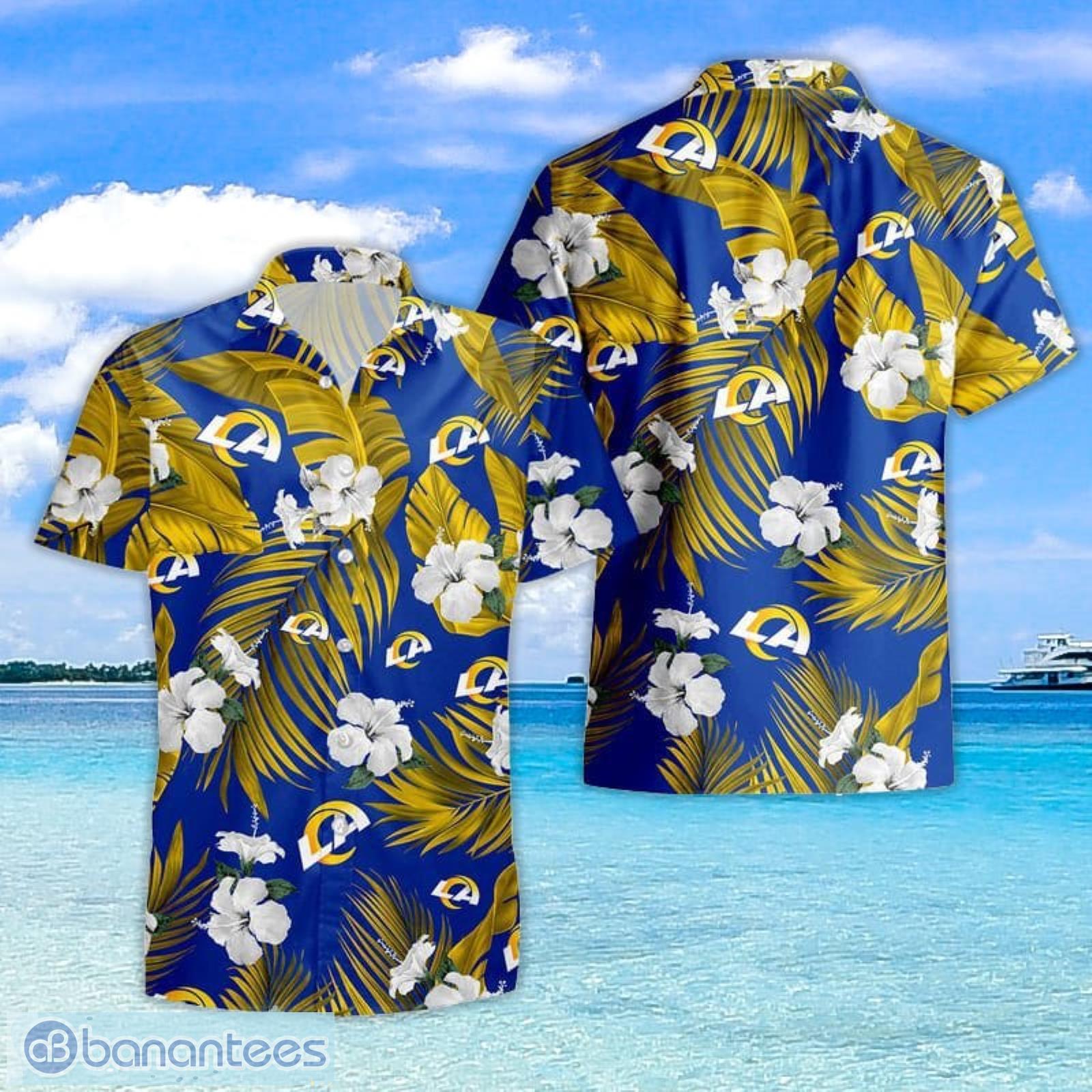 Los Angeles Rams Custom Name NFL Floral Hawaiian Shirt And Shorts Gift For  Men And Women Fans - Banantees