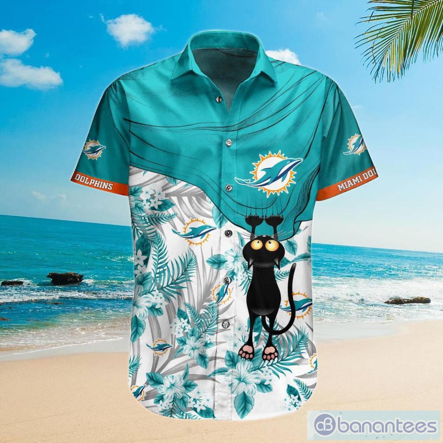 Miami Dolphins NFL Quarter Style Hawaiian Shirt For Fans - Banantees