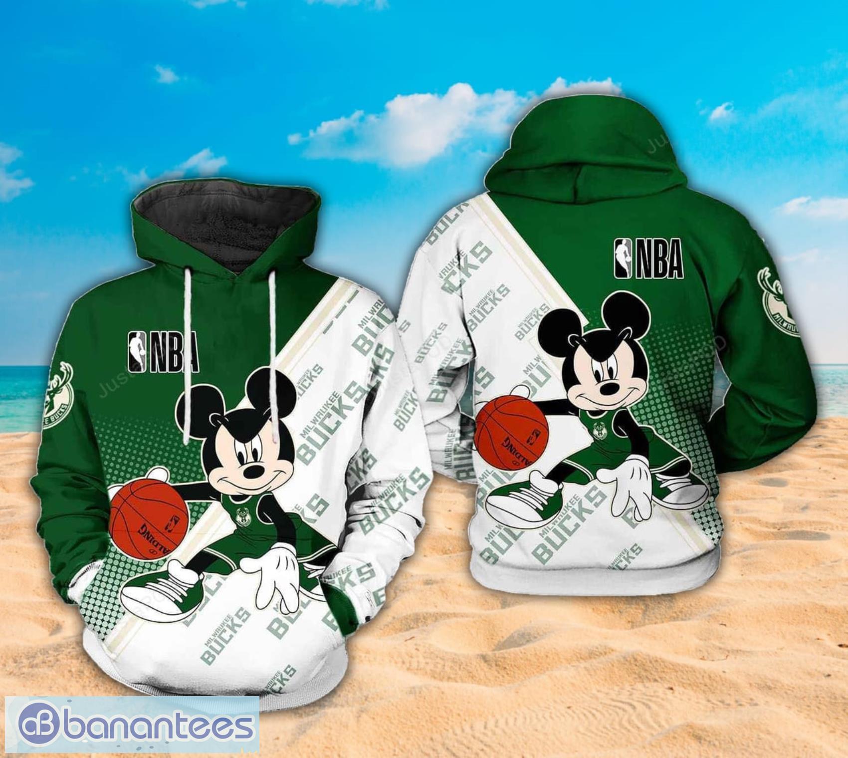 Indianapolis Colts Mickey Mouse All Over Print 3D Hoodie - Banantees