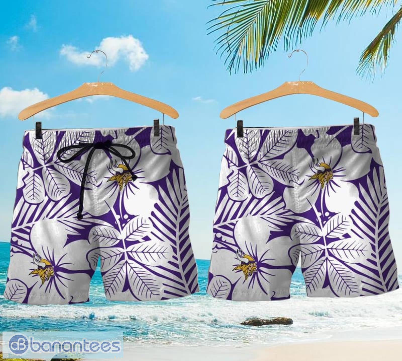 Minnesota Vikings Summer Gift Hawaiian Shirt And Shorts - Banantees