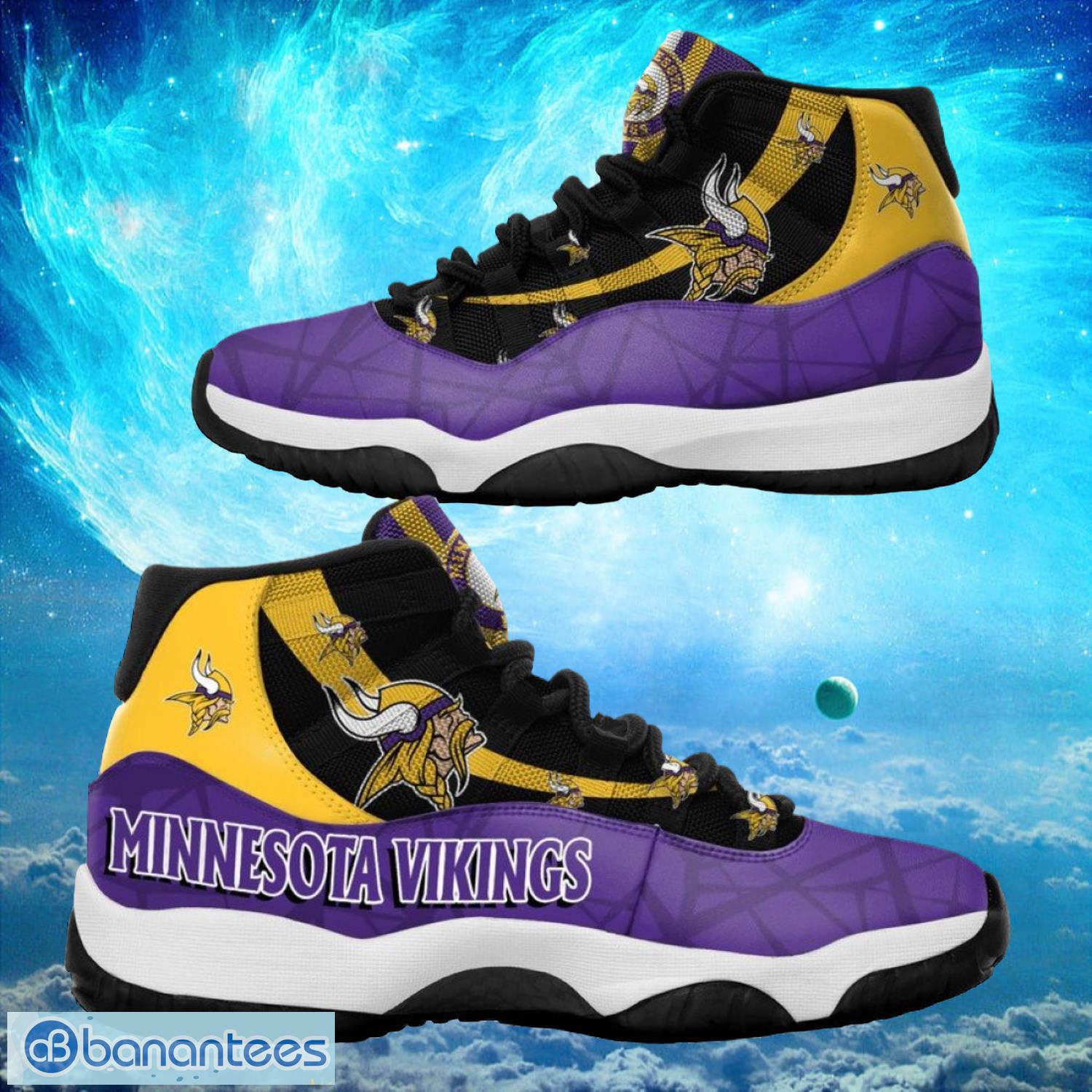 Minnesota Vikings NFL Air Jordan 11 Sneakers Shoes Gift For Fans Product Photo 1
