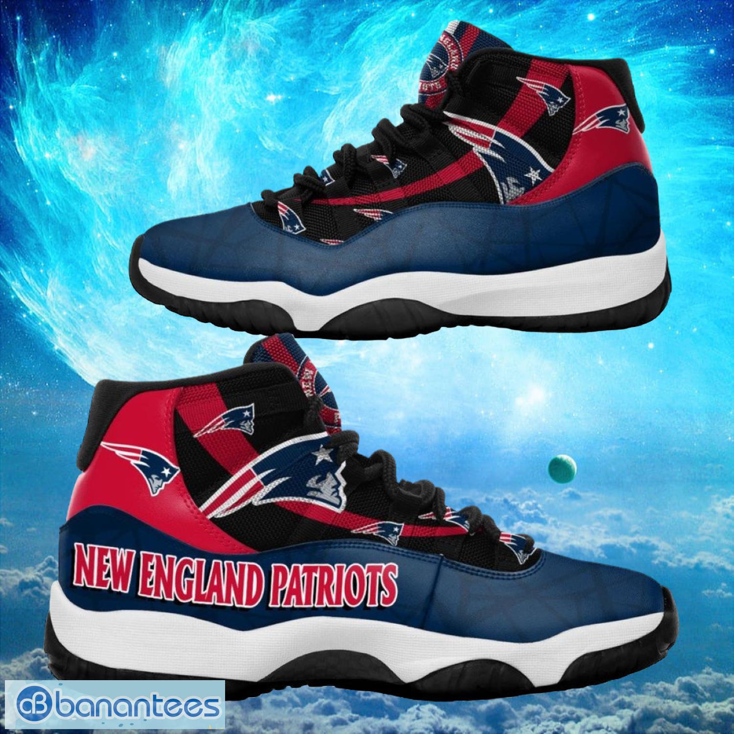 New England Patriots NFL Air Jordan 11 Sneakers Shoes Gift For Fans Product Photo 1