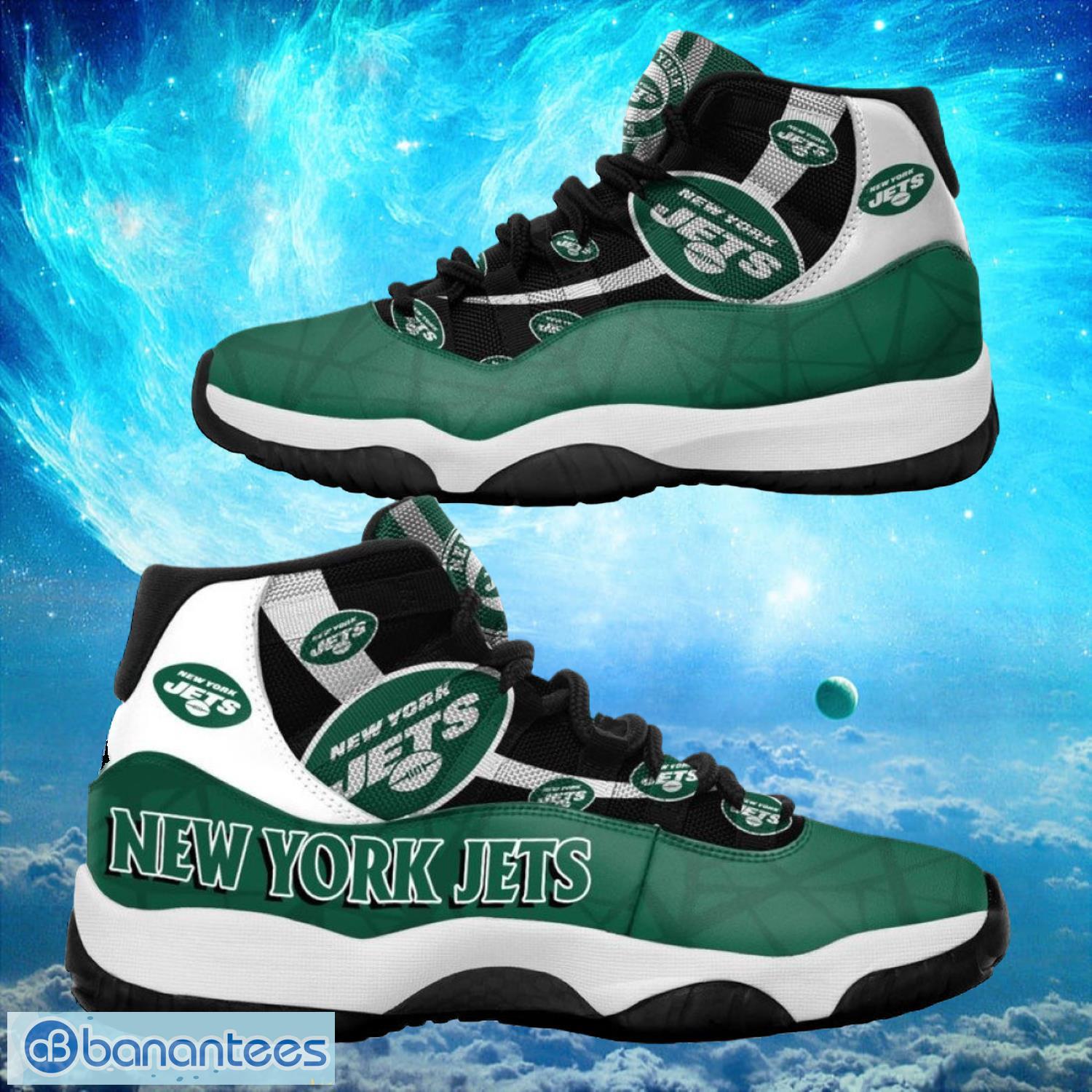 New York Jets NFL Air Jordan 11 Sneakers Shoes Gift For Fans Product Photo 1