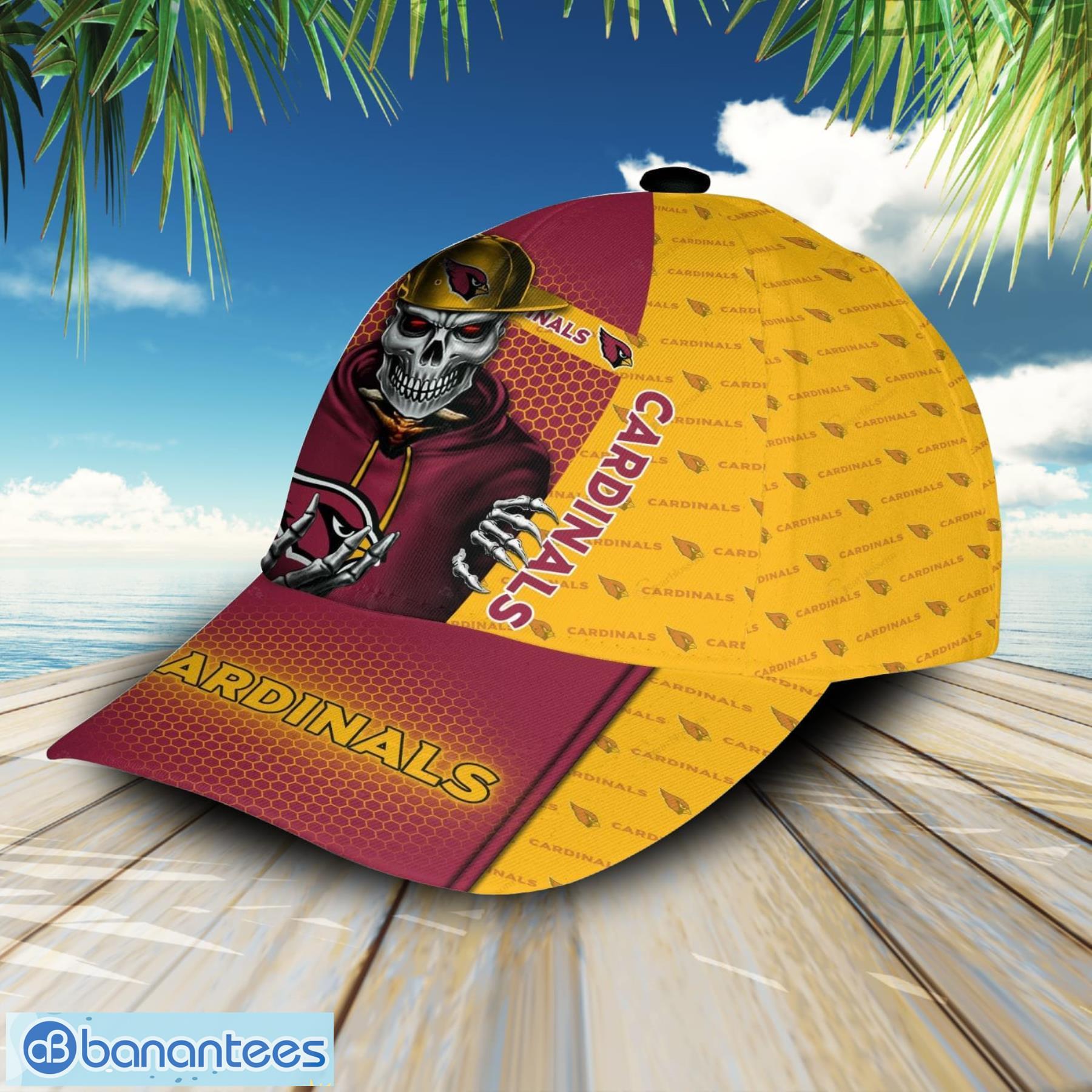 Arizona Cardinals NFL Hunting Custom Name 3D Hat Cap