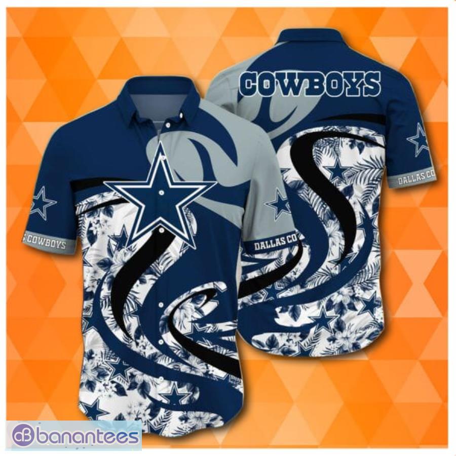 Dallas Cowboys Tropical Flowers For Fans Hawaiian Shirt and Short -  Banantees