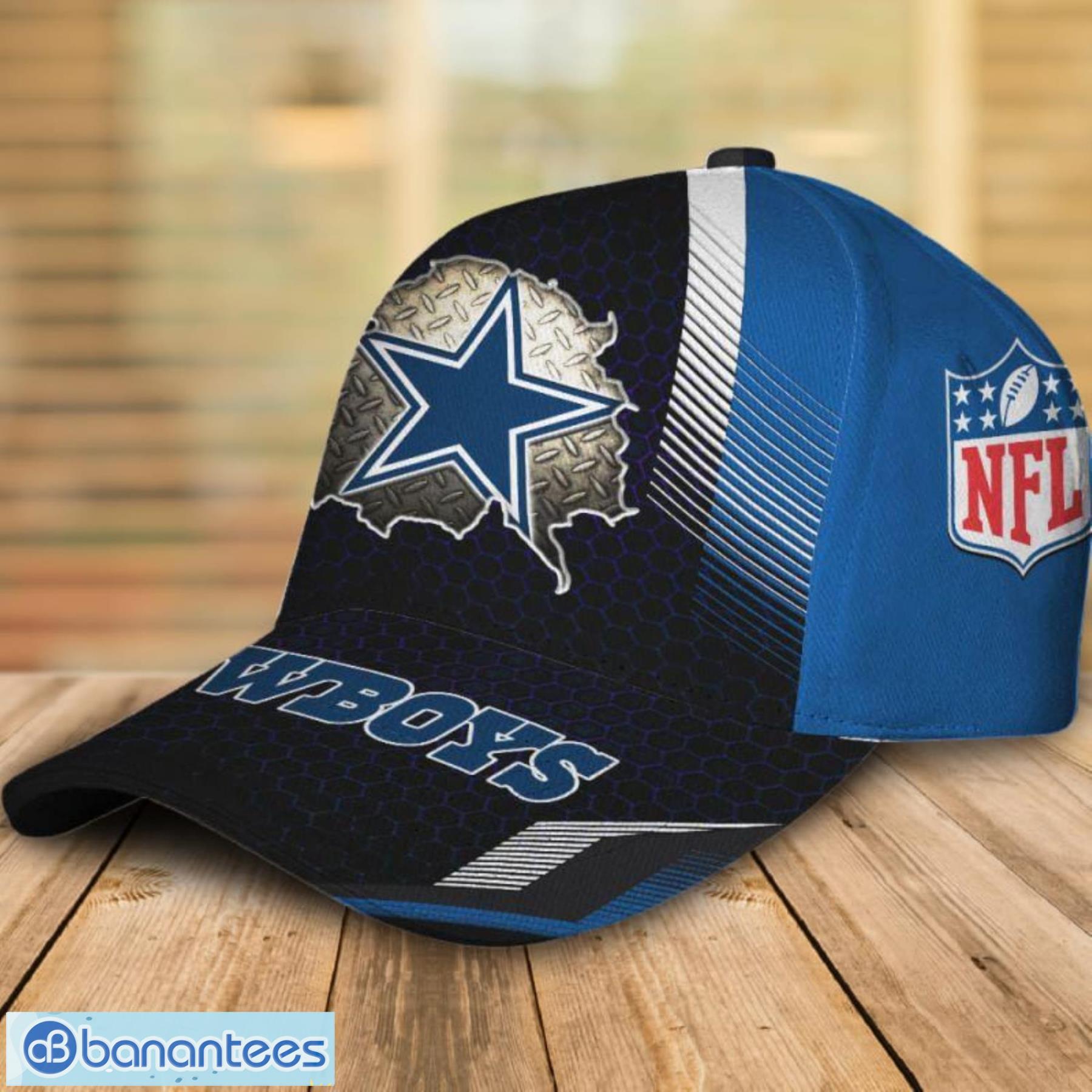 Dallas Cowboys NFL Hunting Custom Name 3D Hat Cap