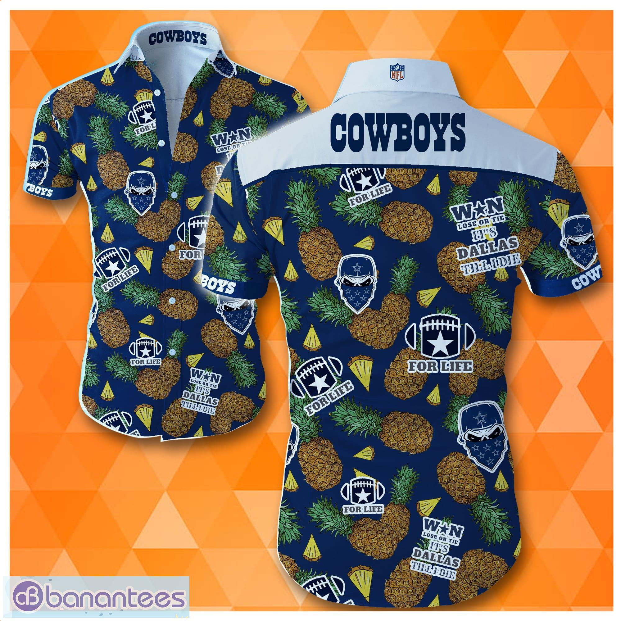 Dallas Cowboys Hibiscus Hawaiian Shirt For Men And Women - Banantees