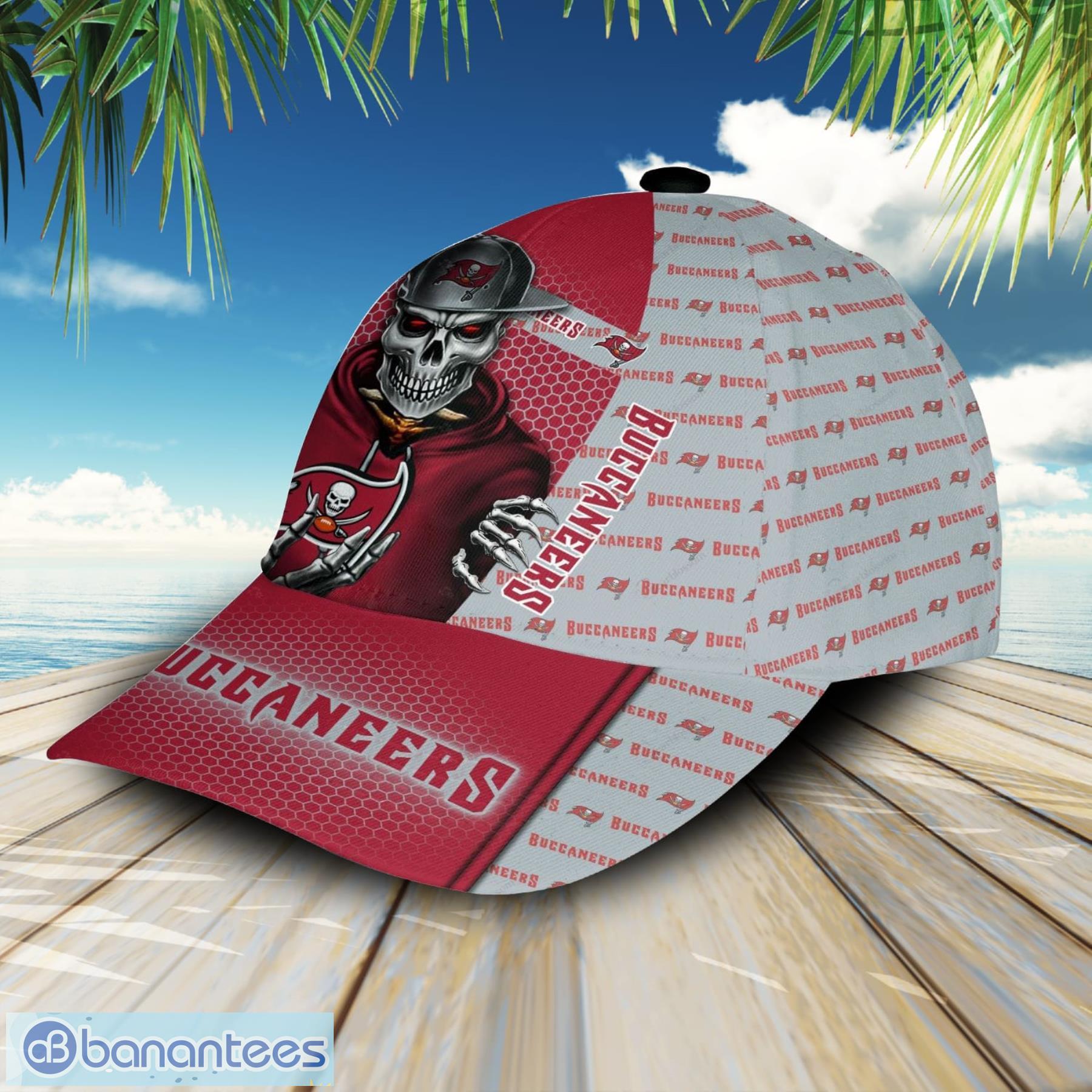 Personalized Tampa Bay Buccaneers Nfl Skull Custom 3D All Over