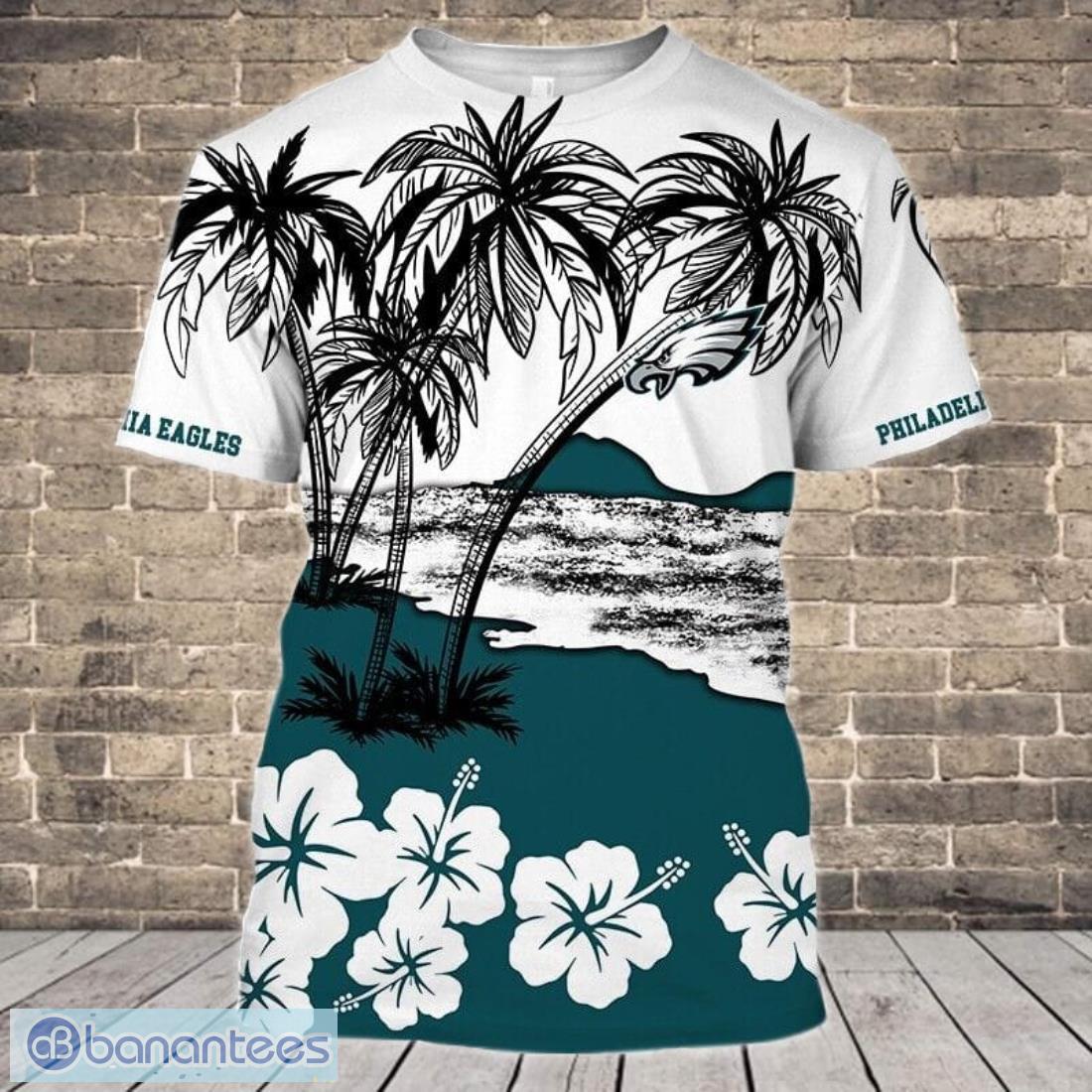 Philadelphia Eagles NFL And Grunge Texture All Over Print 3D T-Shirt -  Banantees