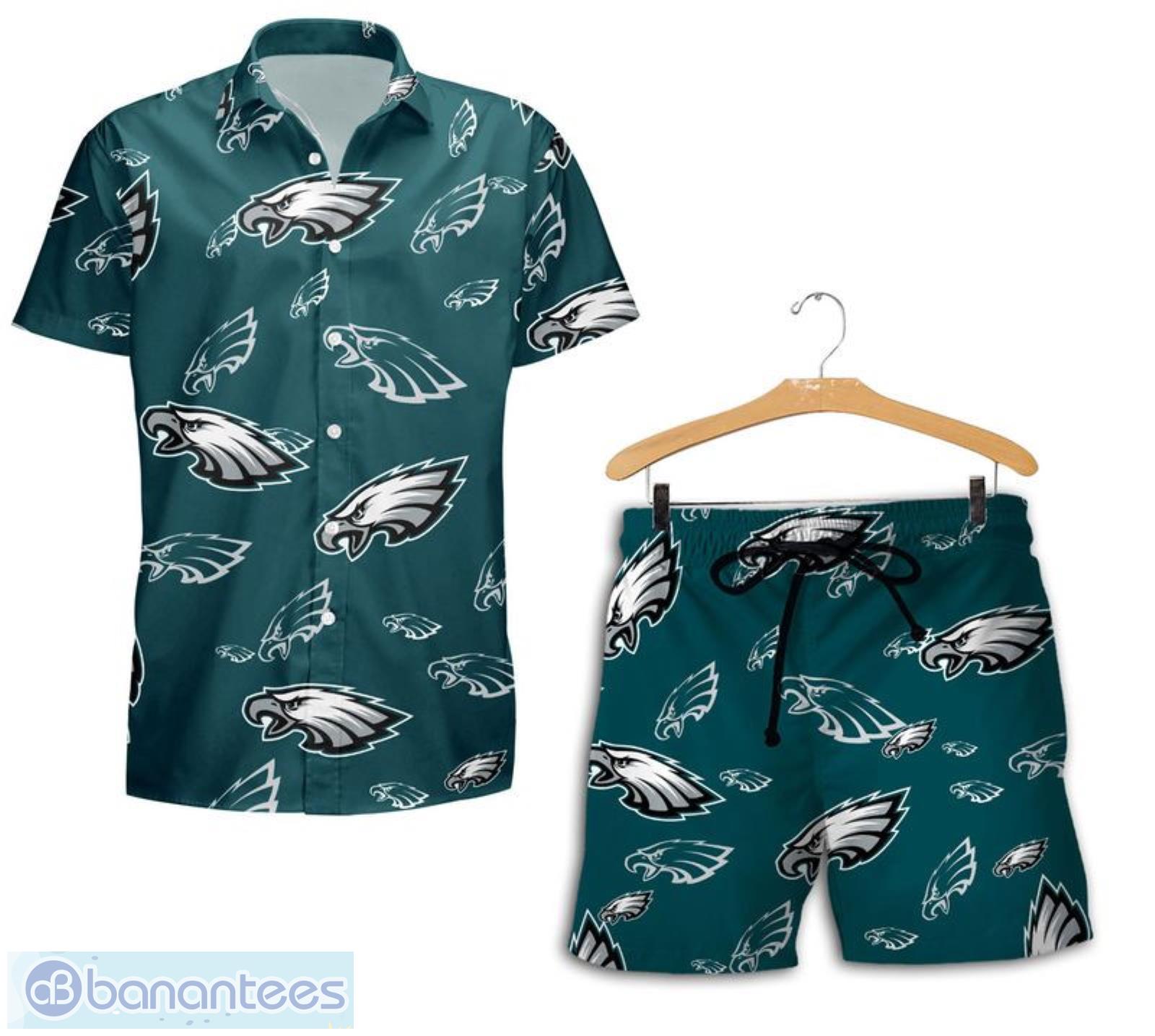 Philadelphia Eagles 3D Hawaiian Shirt And Shorts For Men And Women Gift  Fans - Banantees