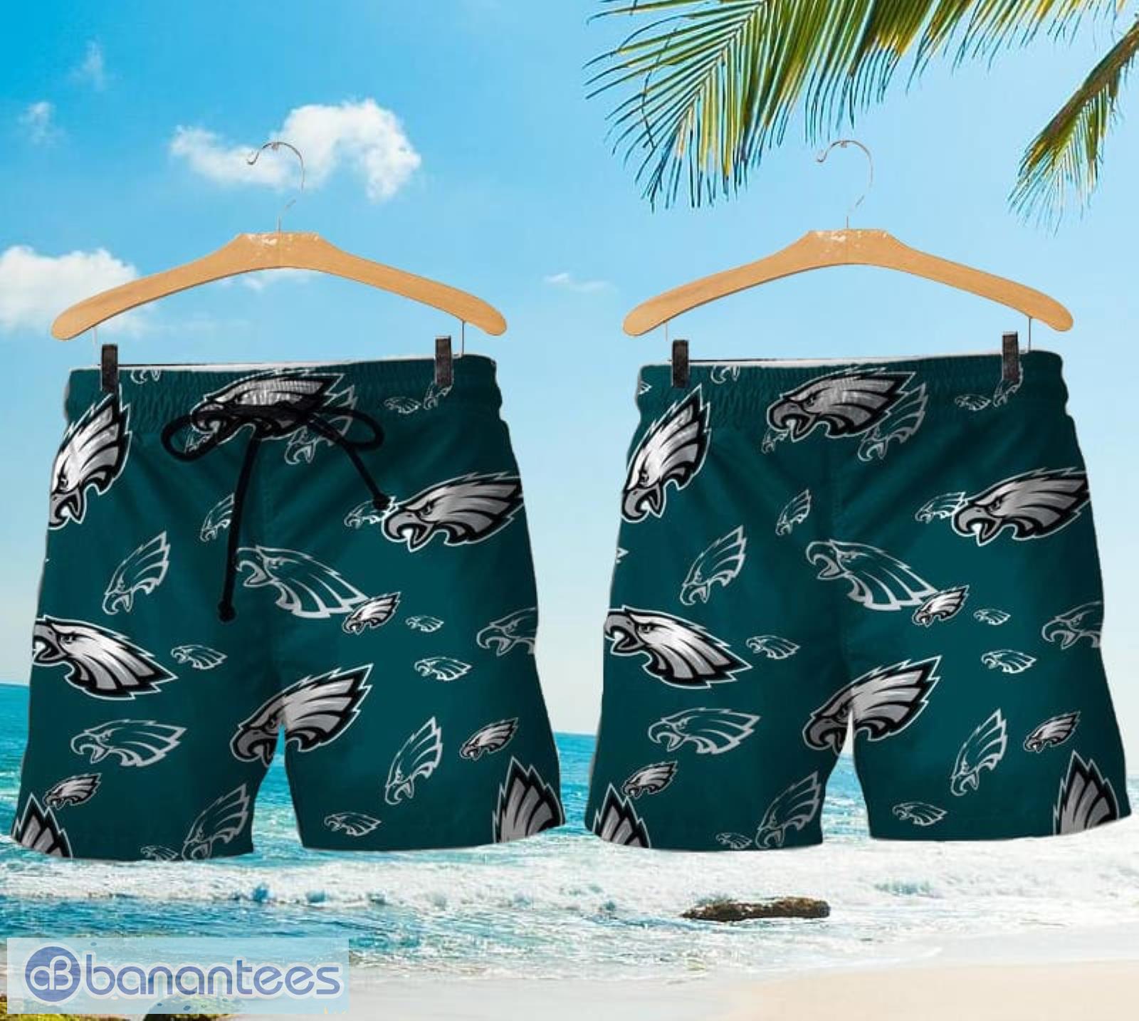 Philadelphia Eagles Nfl Summer Hawaiian Shirt And Shorts - Banantees