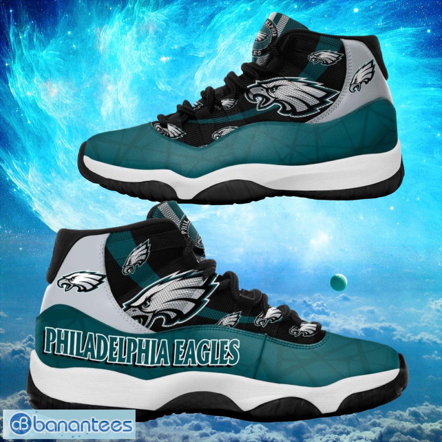 Philadelphia Eagles NFL Air Jordan 11 Sneakers Shoes Gift For Fans Product Photo 1